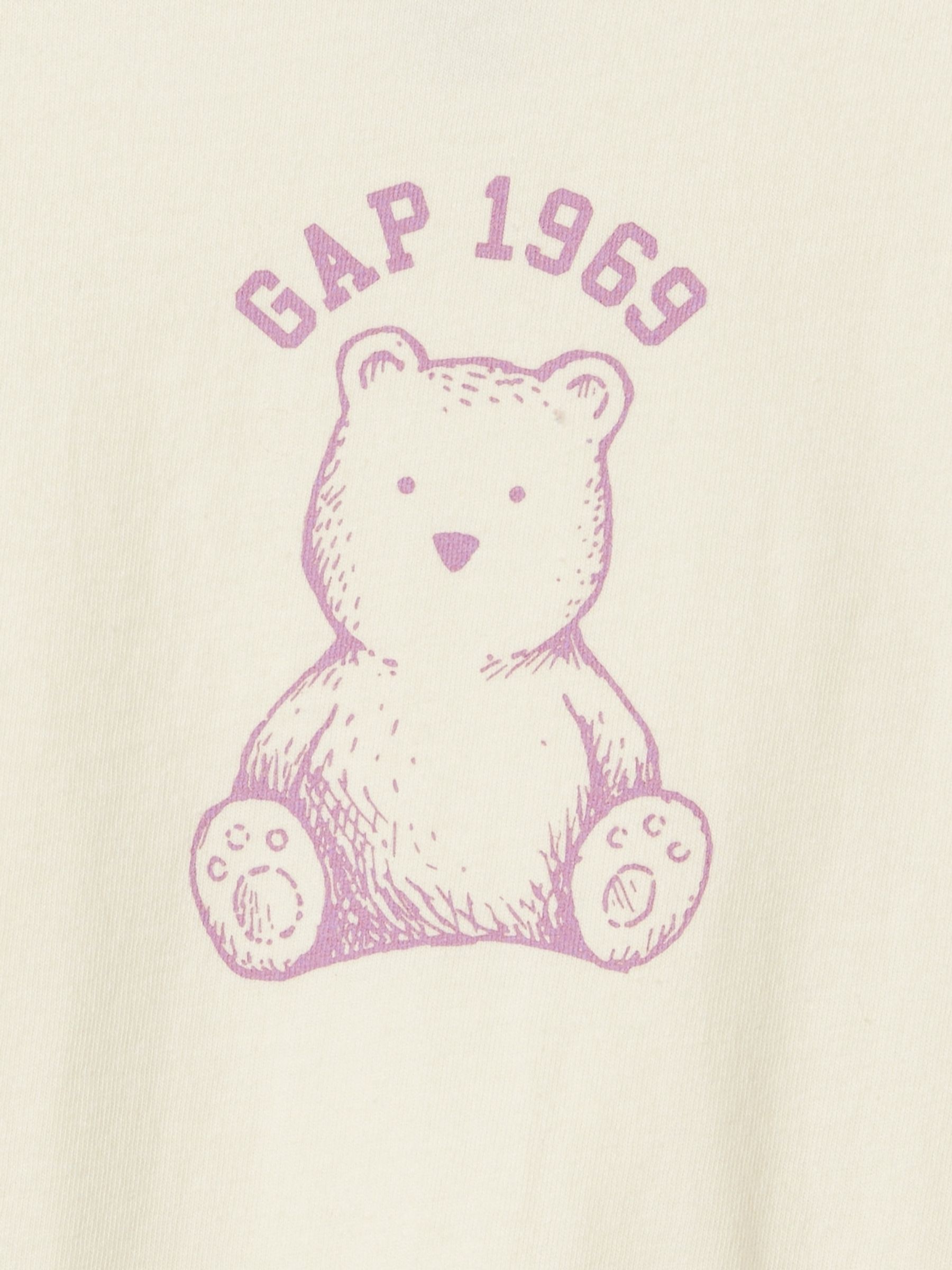 Beige Brannan Bear Puff Long Sleeve T-Shirt (6mths-5yrs) - Image 3 of 3