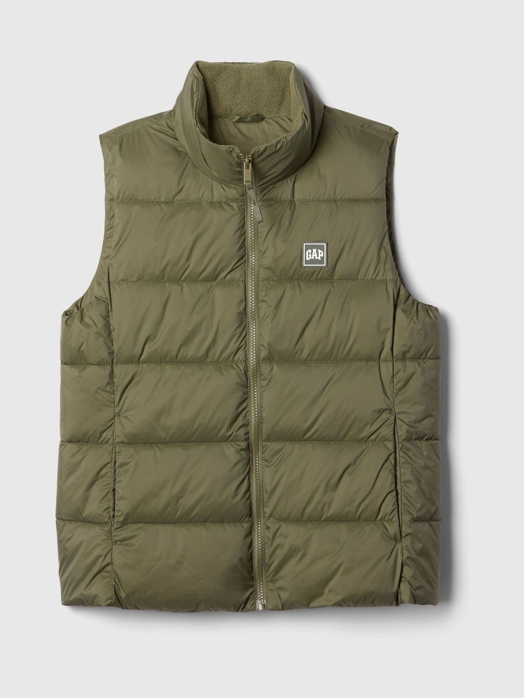Green Logo Cold Control Puffer Gilet - Image 5 of 6