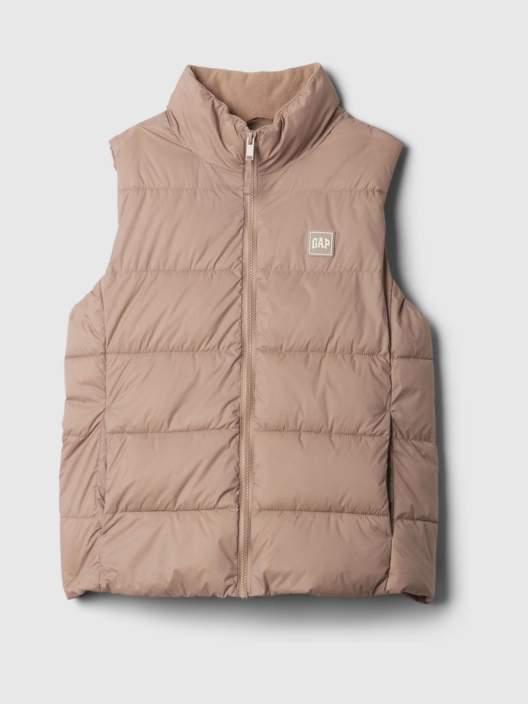 Brown Logo Cold Control Puffer Gilet - Image 5 of 6