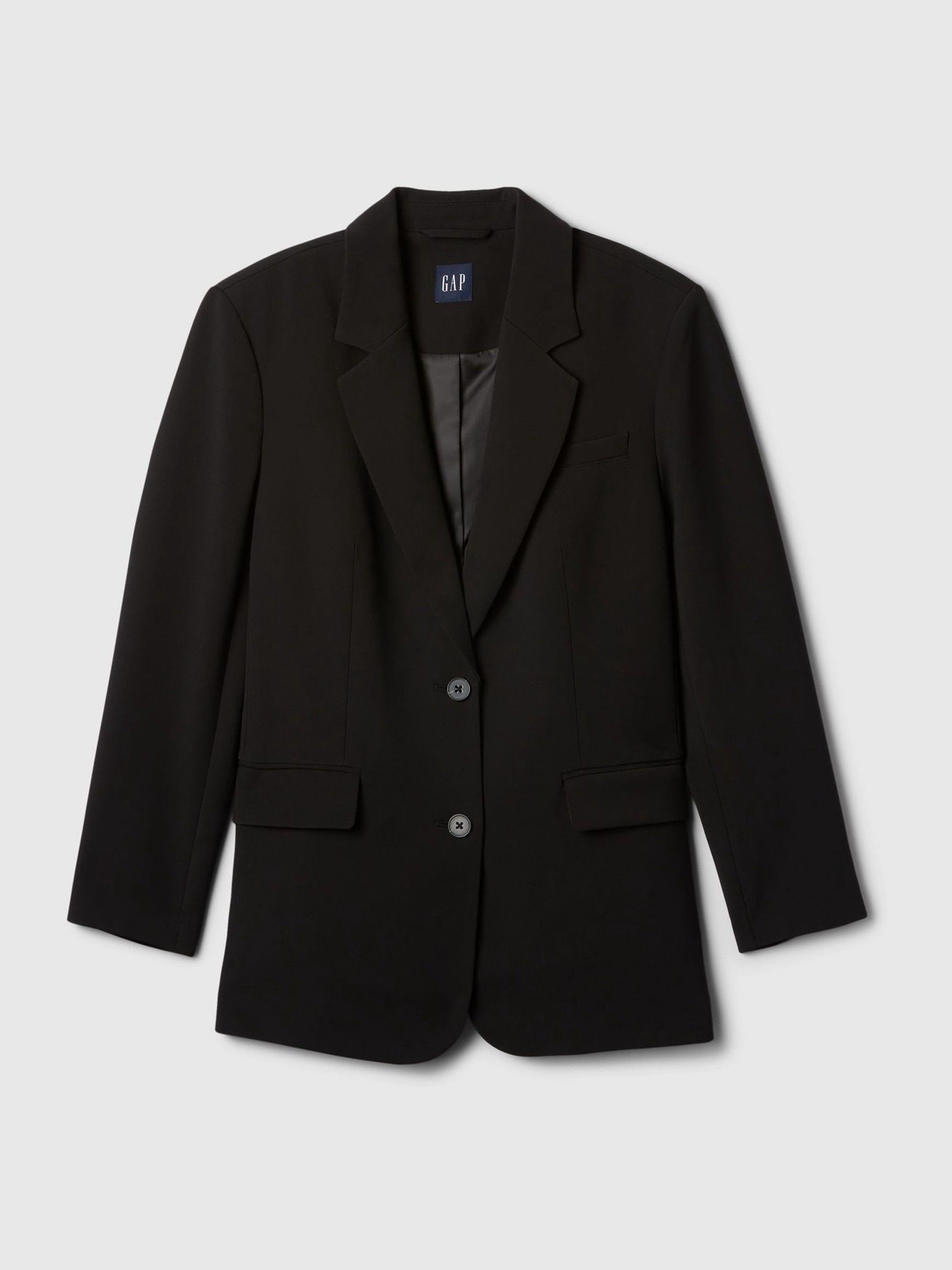 Black Brushed Twill Blazer - Image 5 of 5