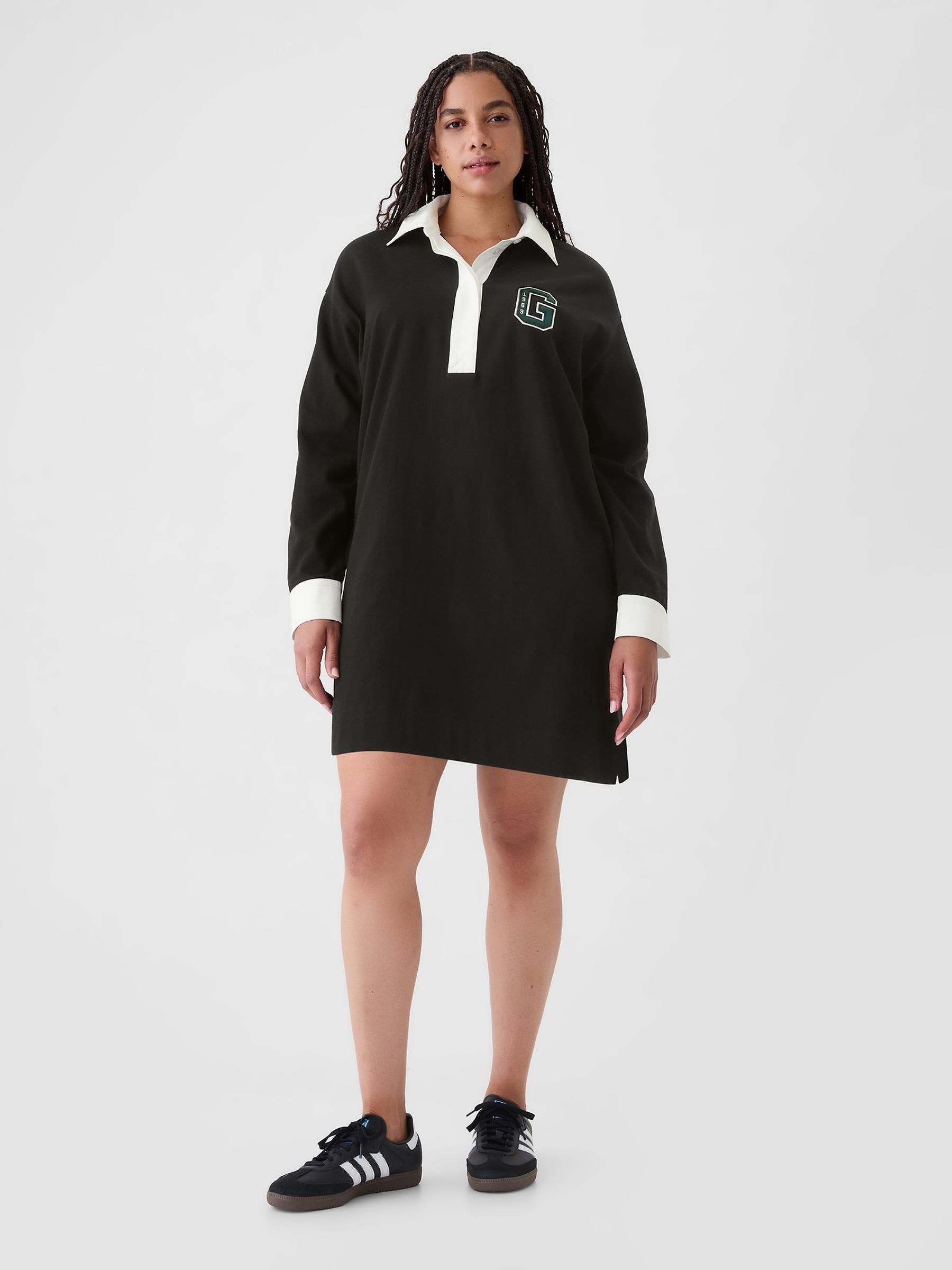 Black Polo Mini Dress - Image 5 of 5