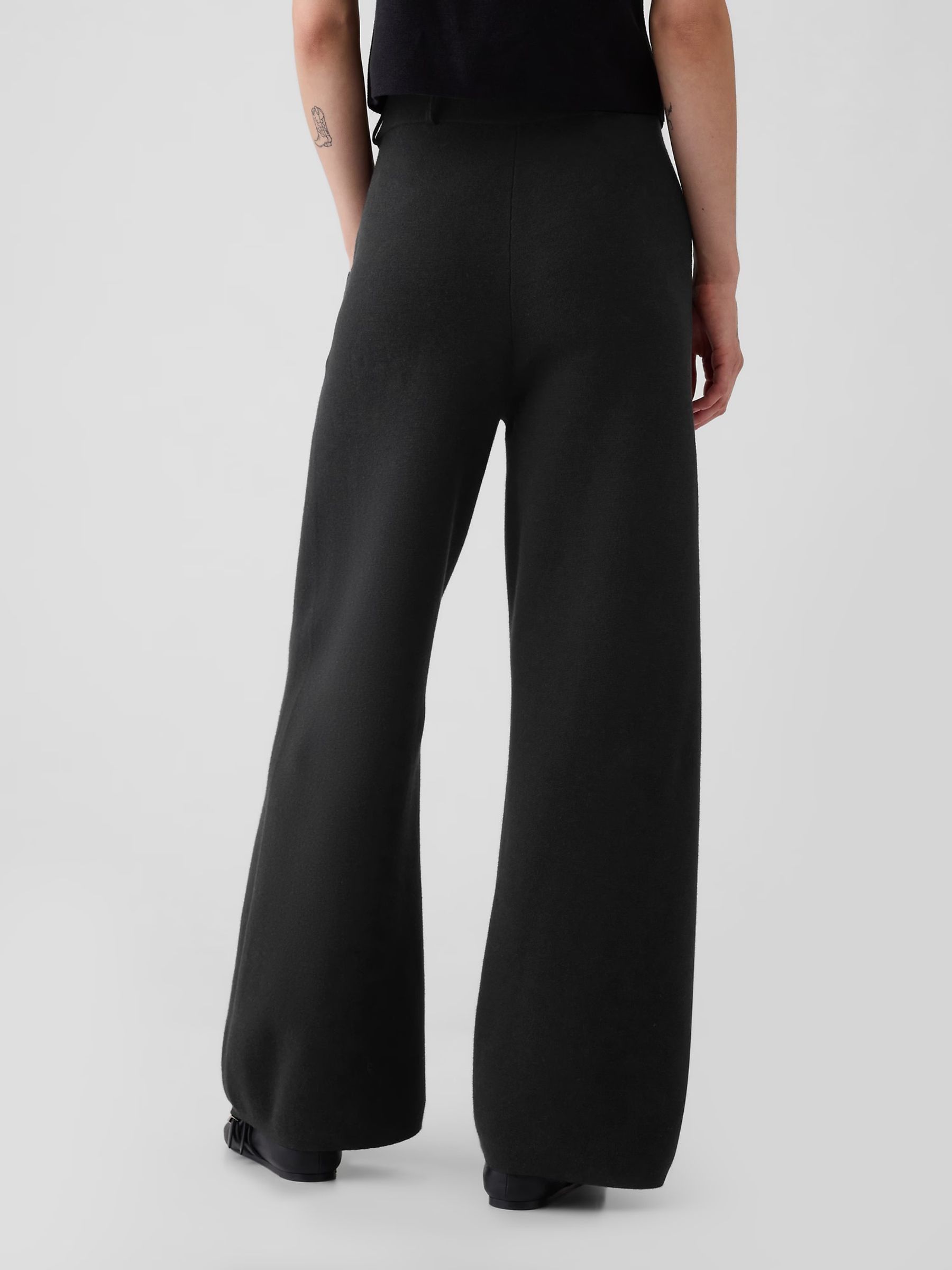 Black CashSoft Pleated Trousers - Image 3 of 5