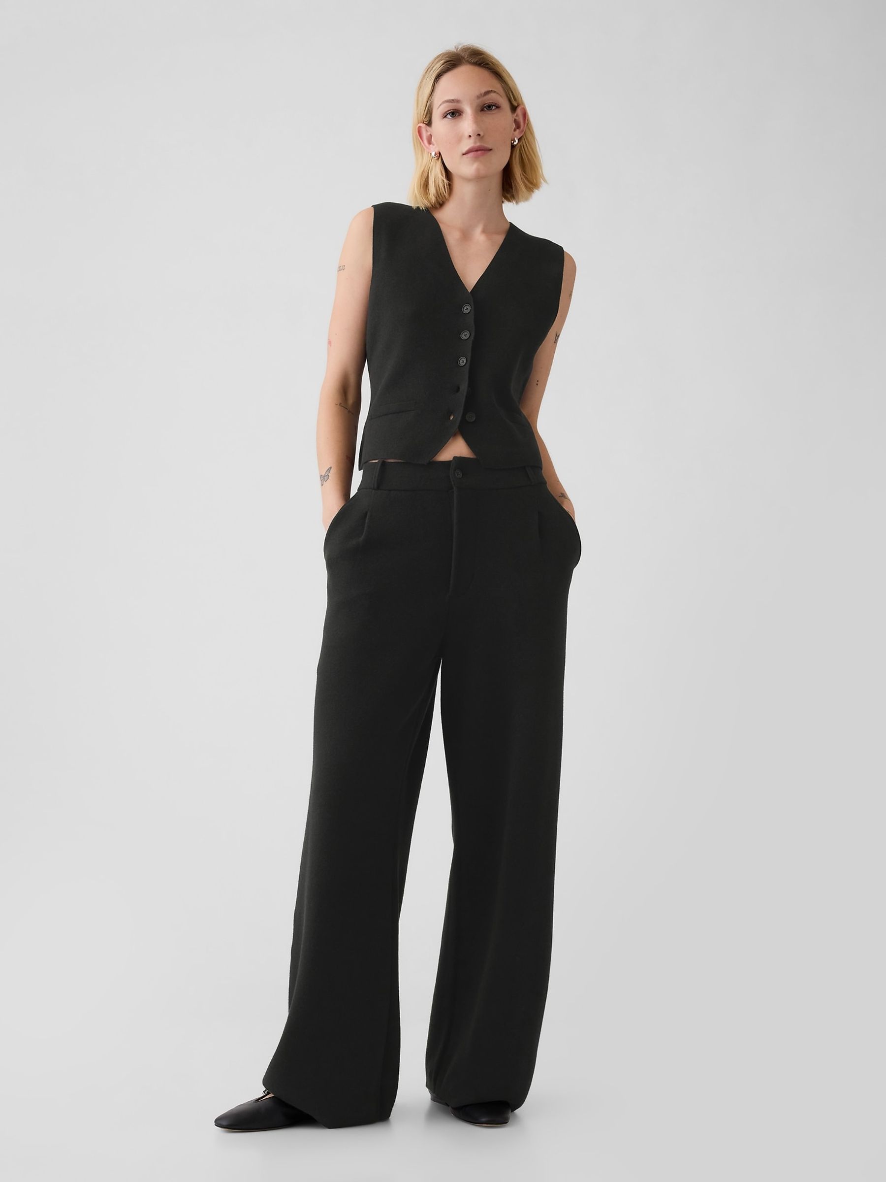 Black CashSoft Waistcoat - Image 3 of 5