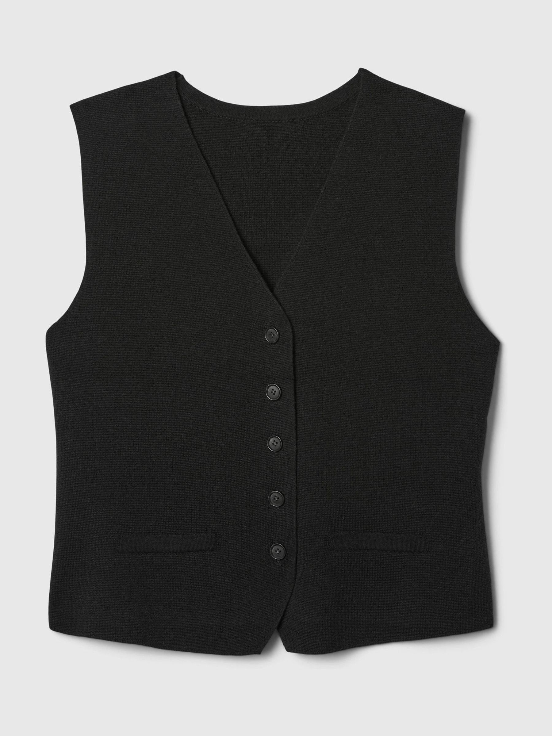 Black CashSoft Waistcoat - Image 5 of 5