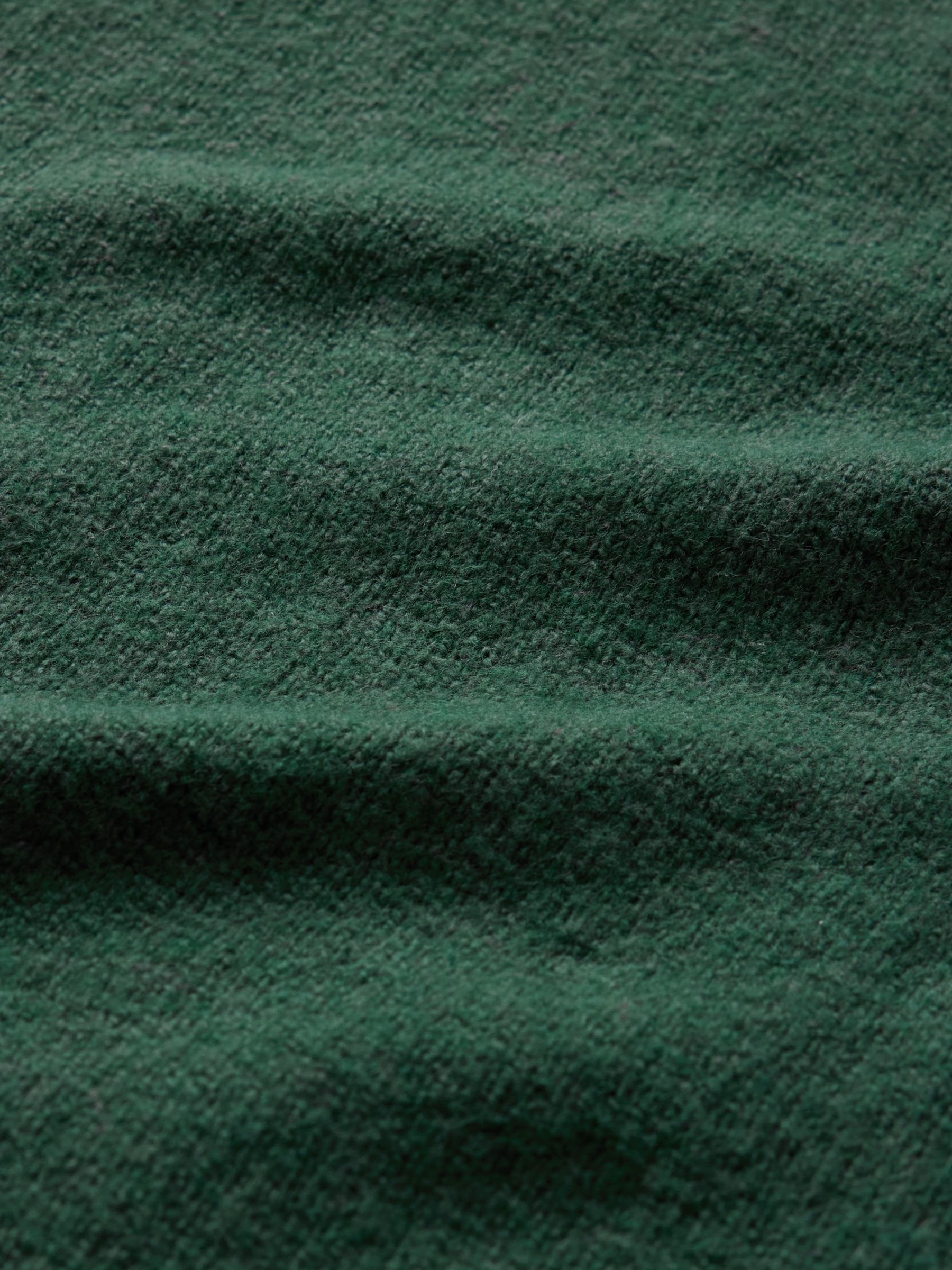 Green CashSoft Textured Crew Neck Jumper - Image 5 of 5