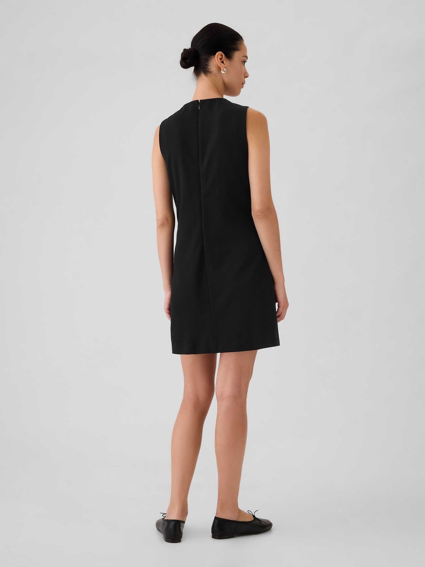 Black Shift Mini Dress - Image 3 of 5