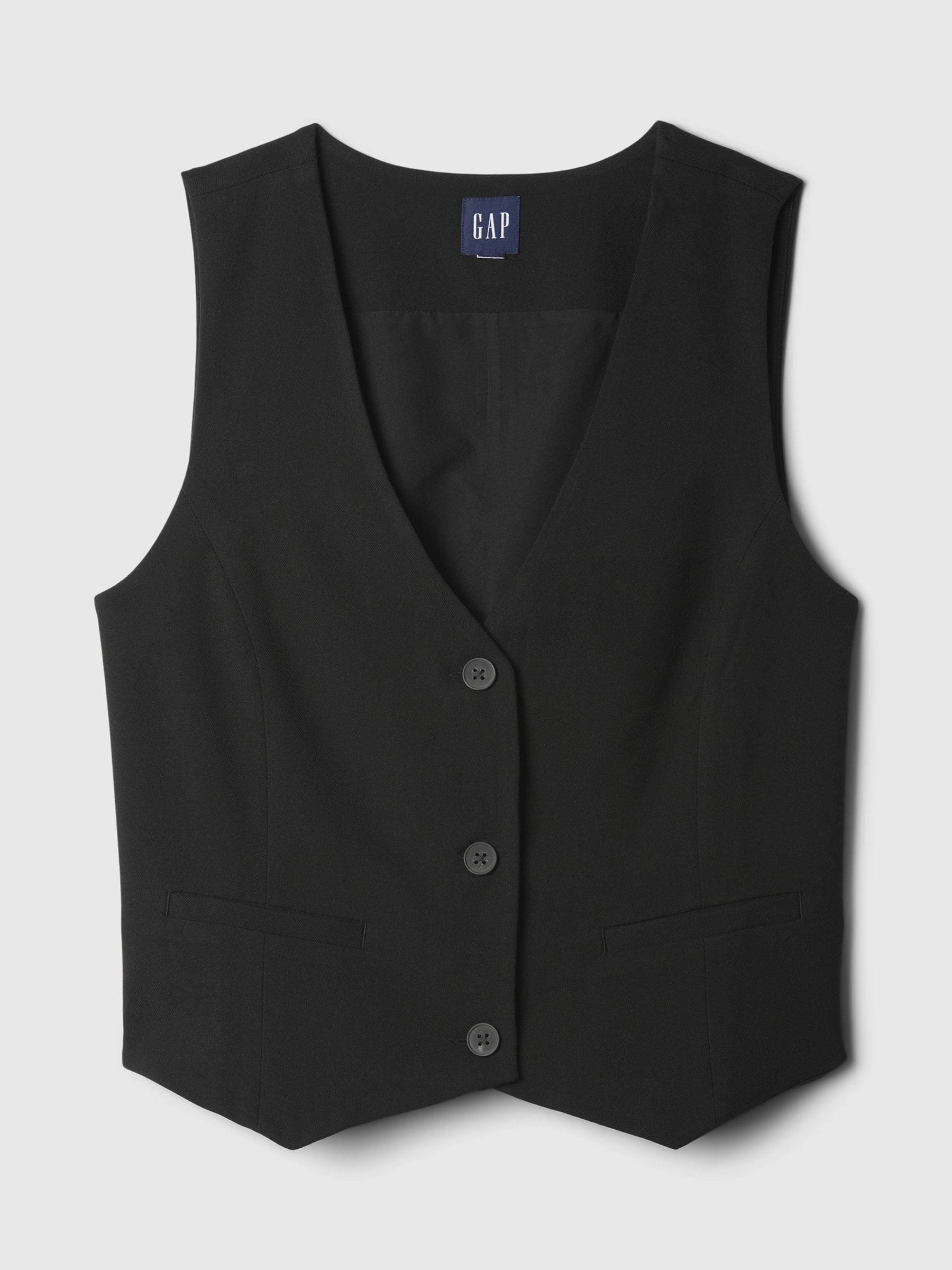 Black Cropped Waistcoat - Image 4 of 4