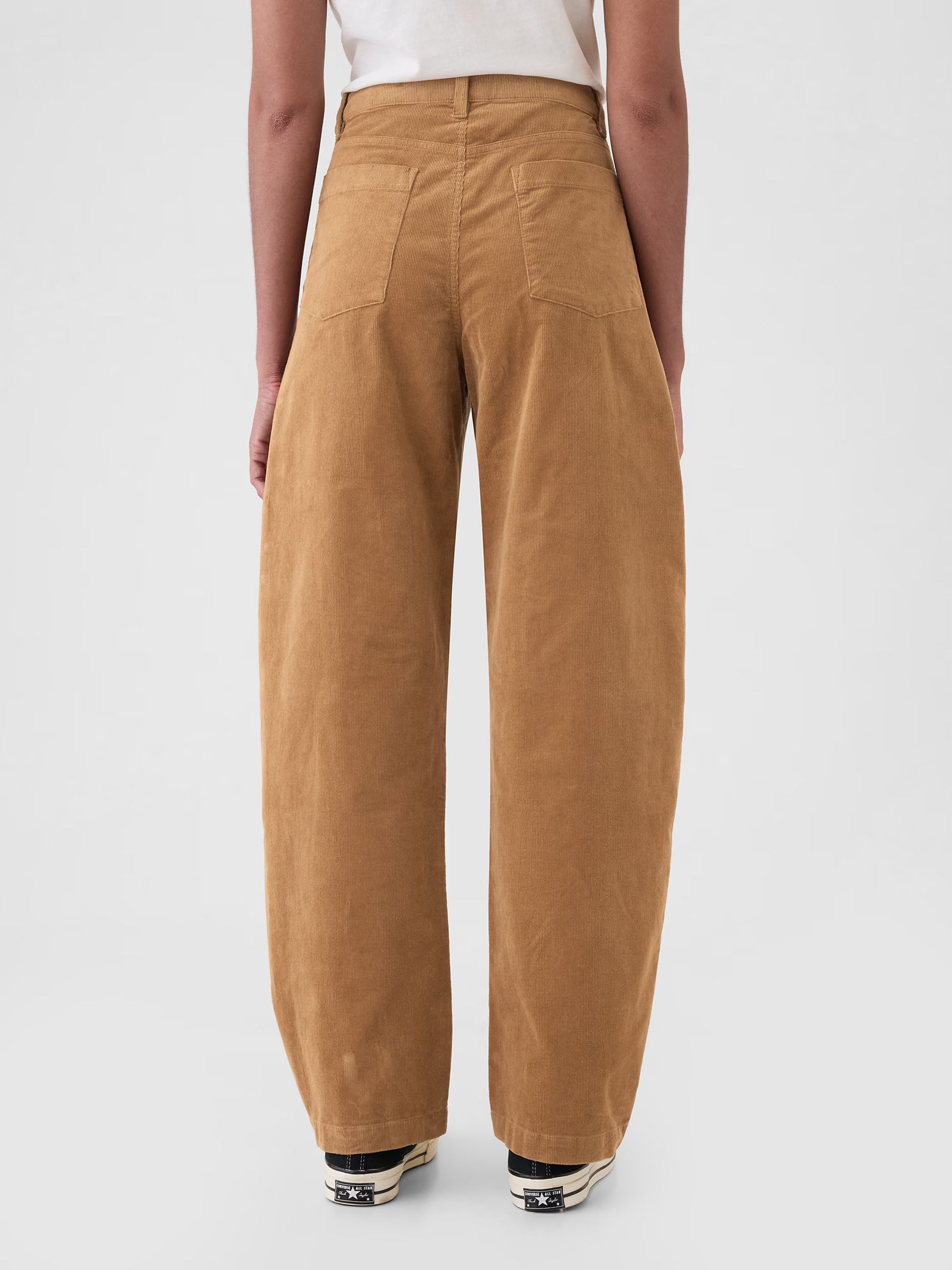 Camel 365 High Rise Corduroy Tapered Trousers - Image 4 of 5