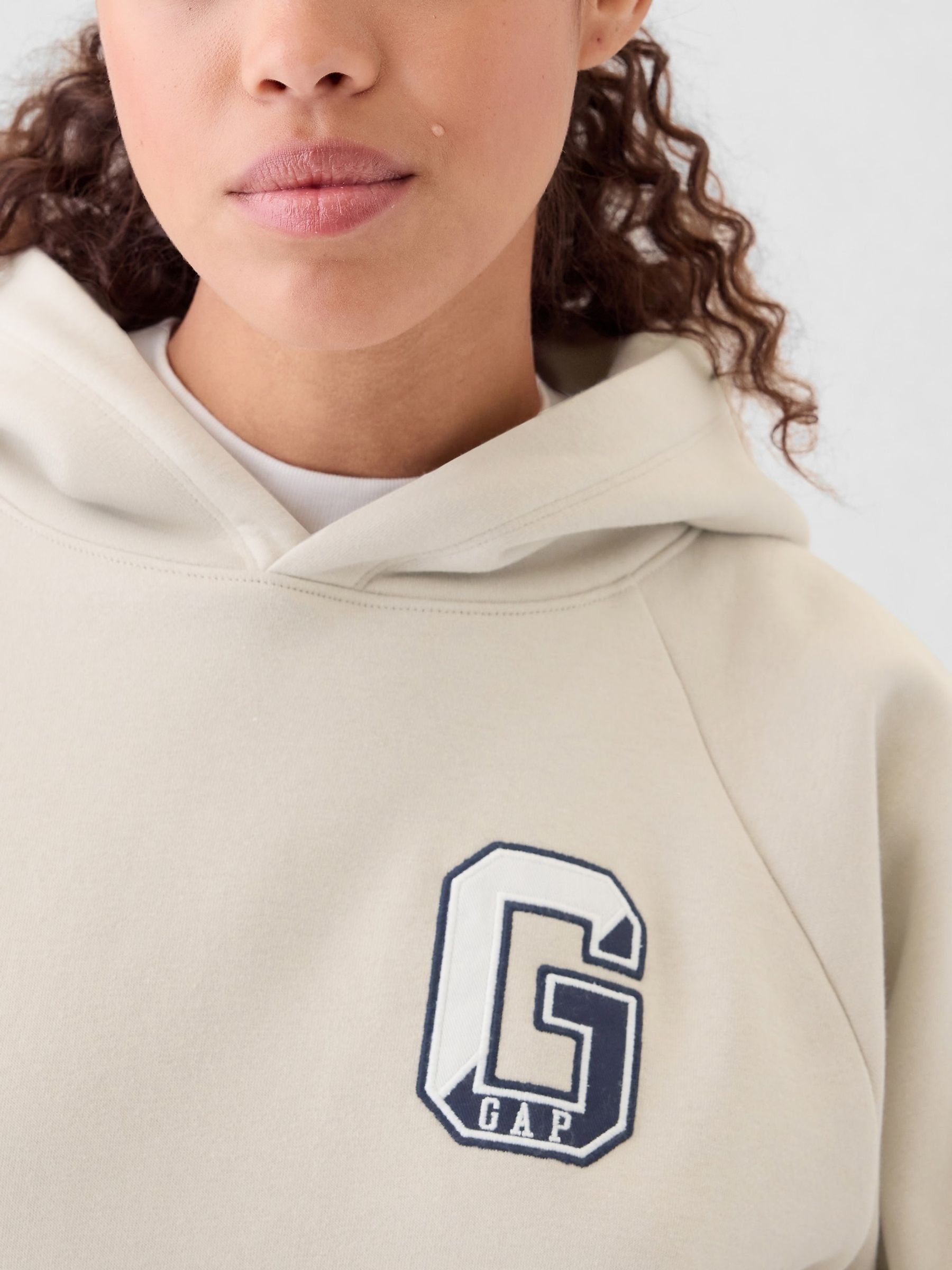 Cream Vintage Soft Hoodie - Image 4 of 5
