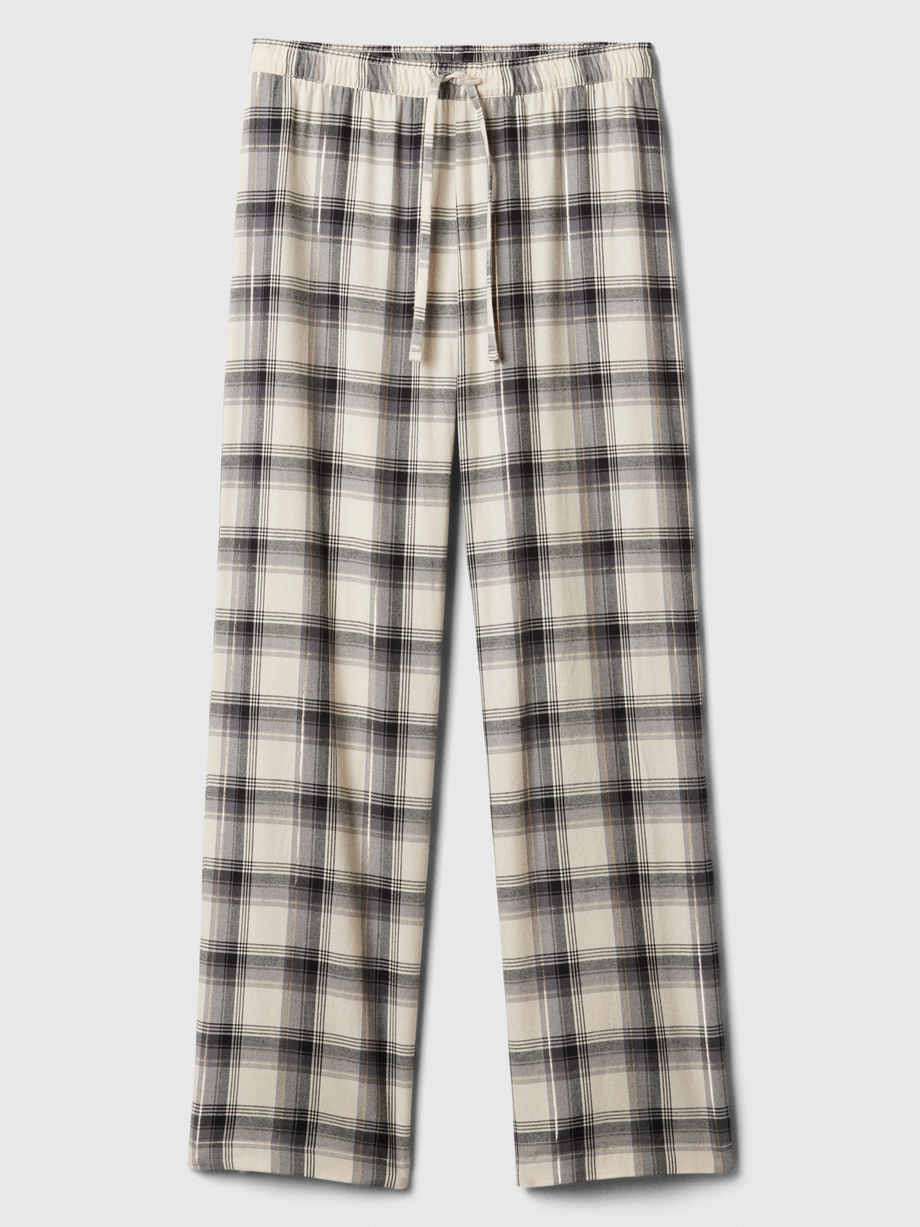 White Matching Family Christmas Relaxed Flannel Pyjama Bottoms - Image 4 of 4