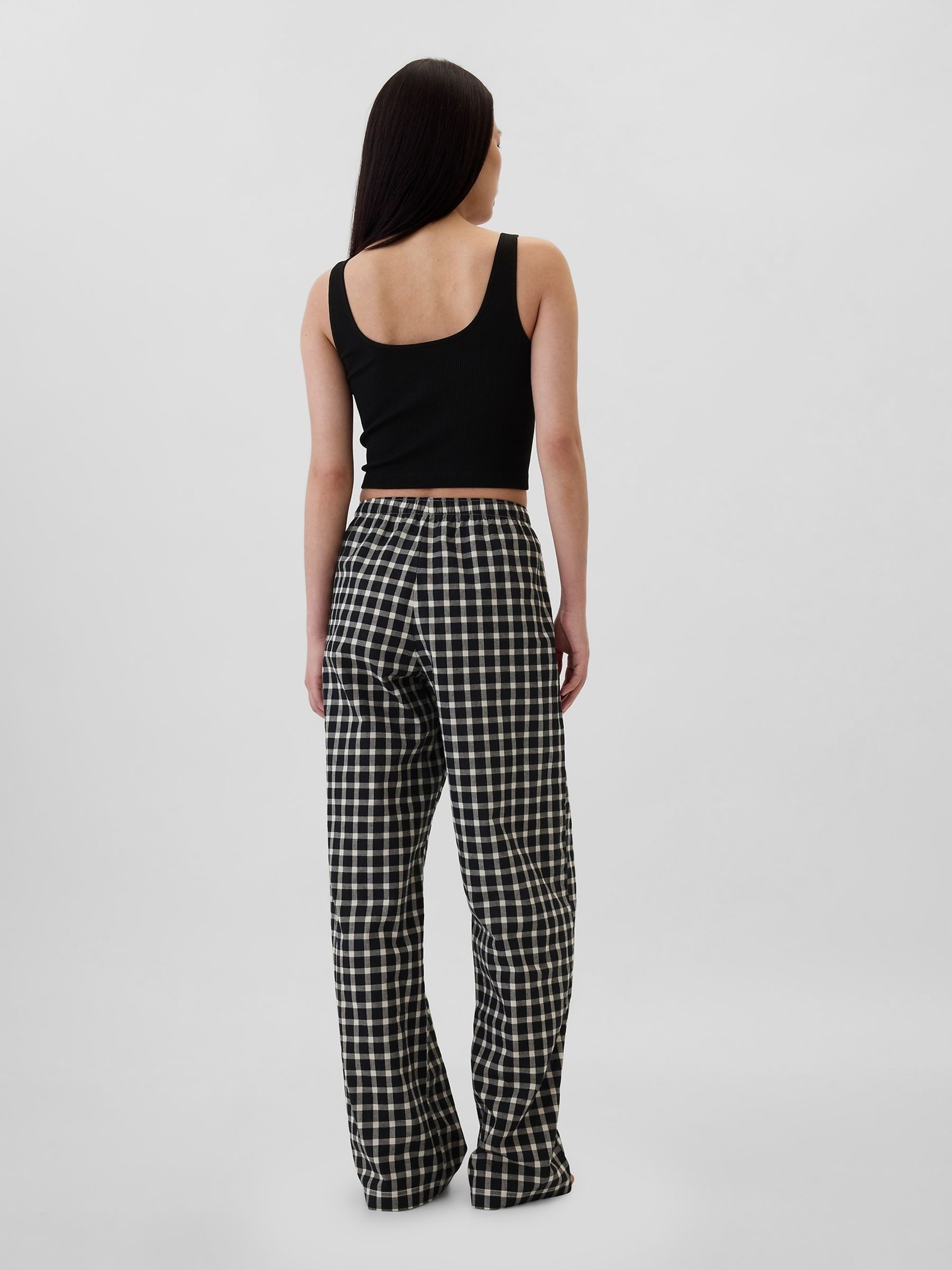 Black Poplin Pyjama Bottoms - Image 2 of 4