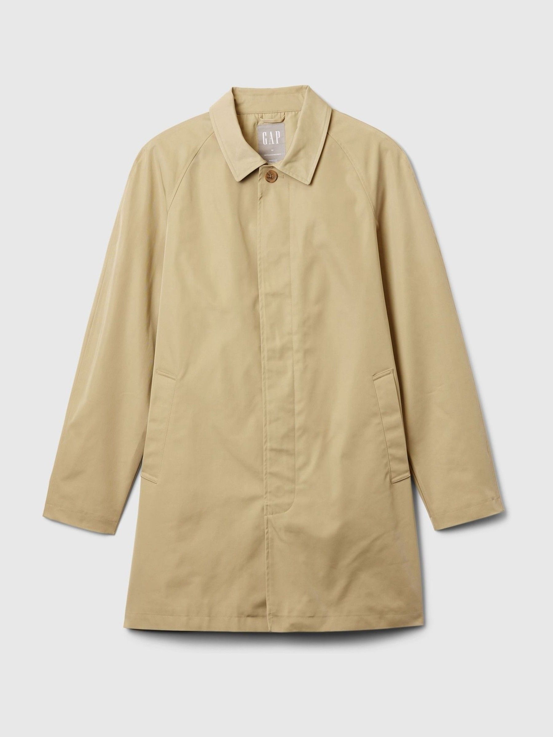Cream Mac Rain Coat - Image 5 of 5