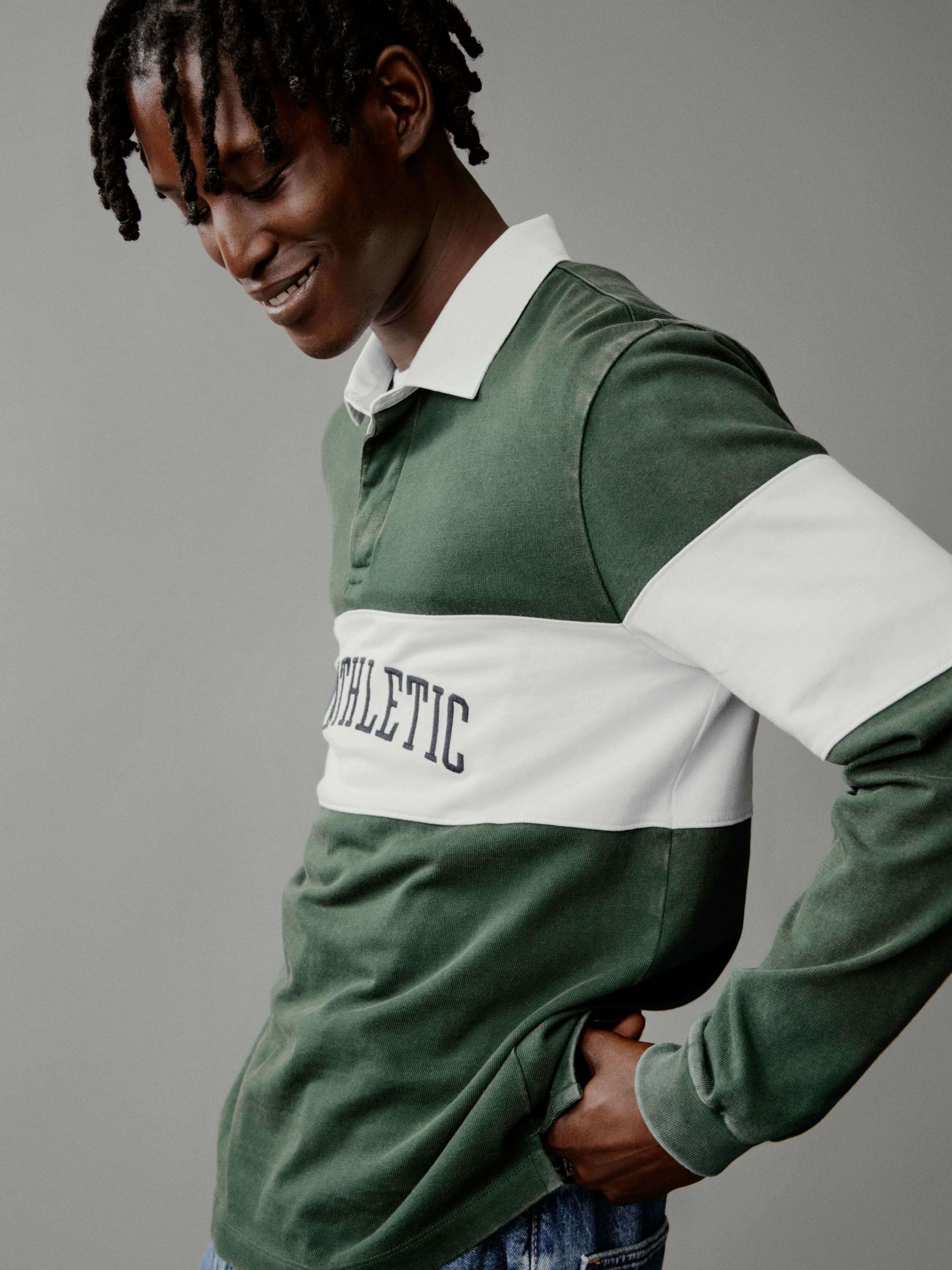 Green Rugby Polo Shirt - Image 3 of 9