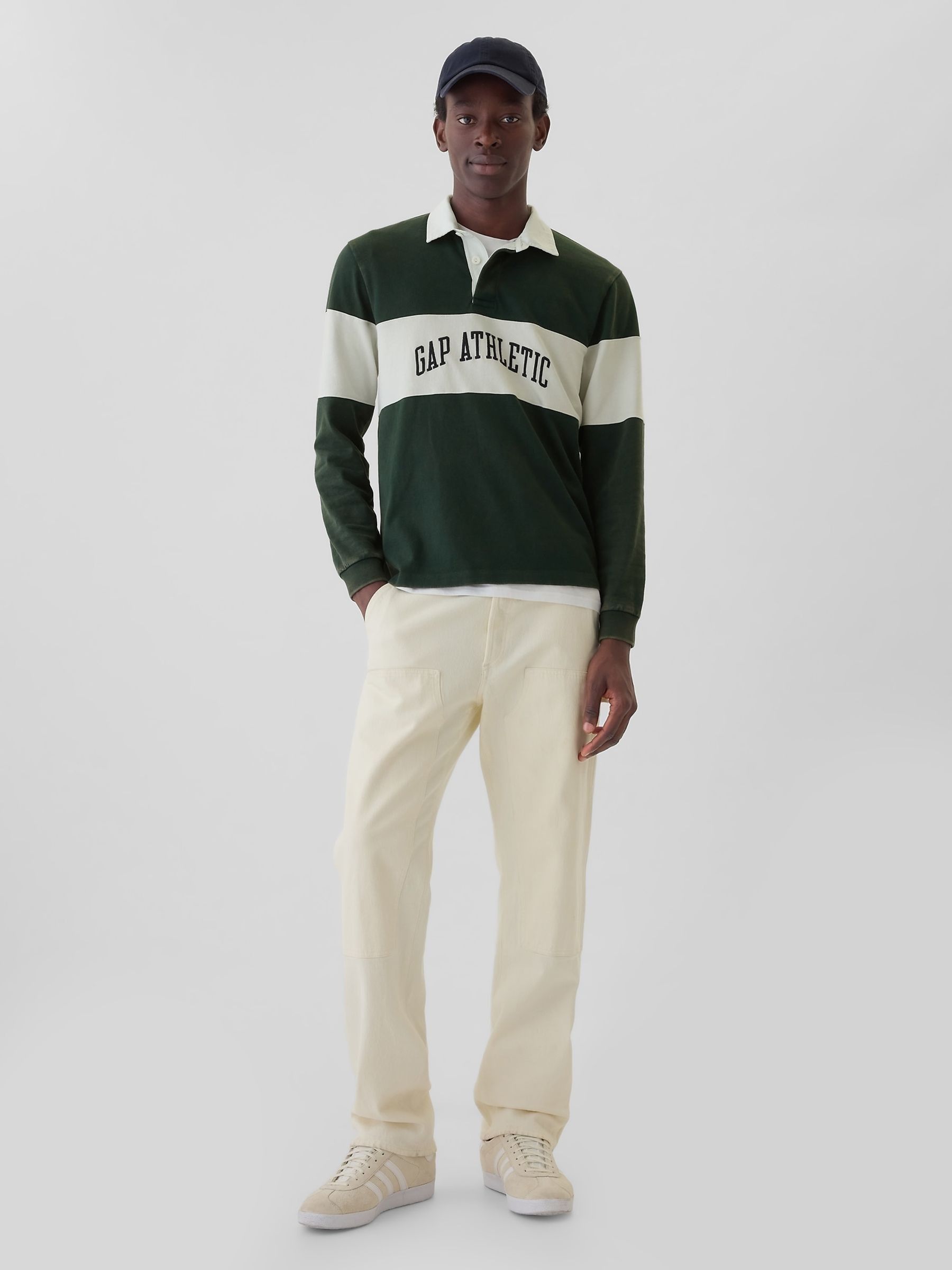 Green Rugby Polo Shirt - Image 7 of 9