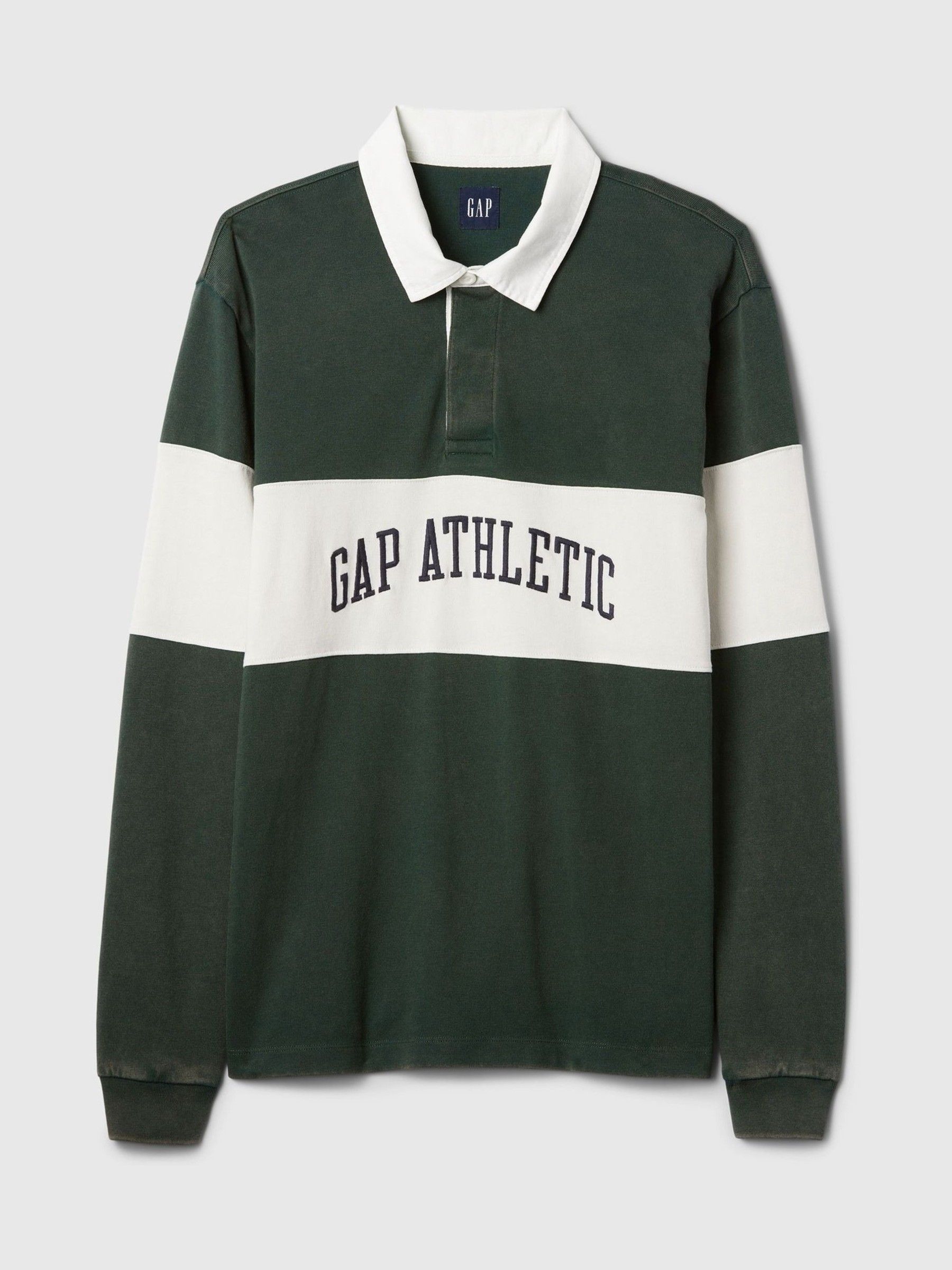 Green Rugby Polo Shirt - Image 8 of 9