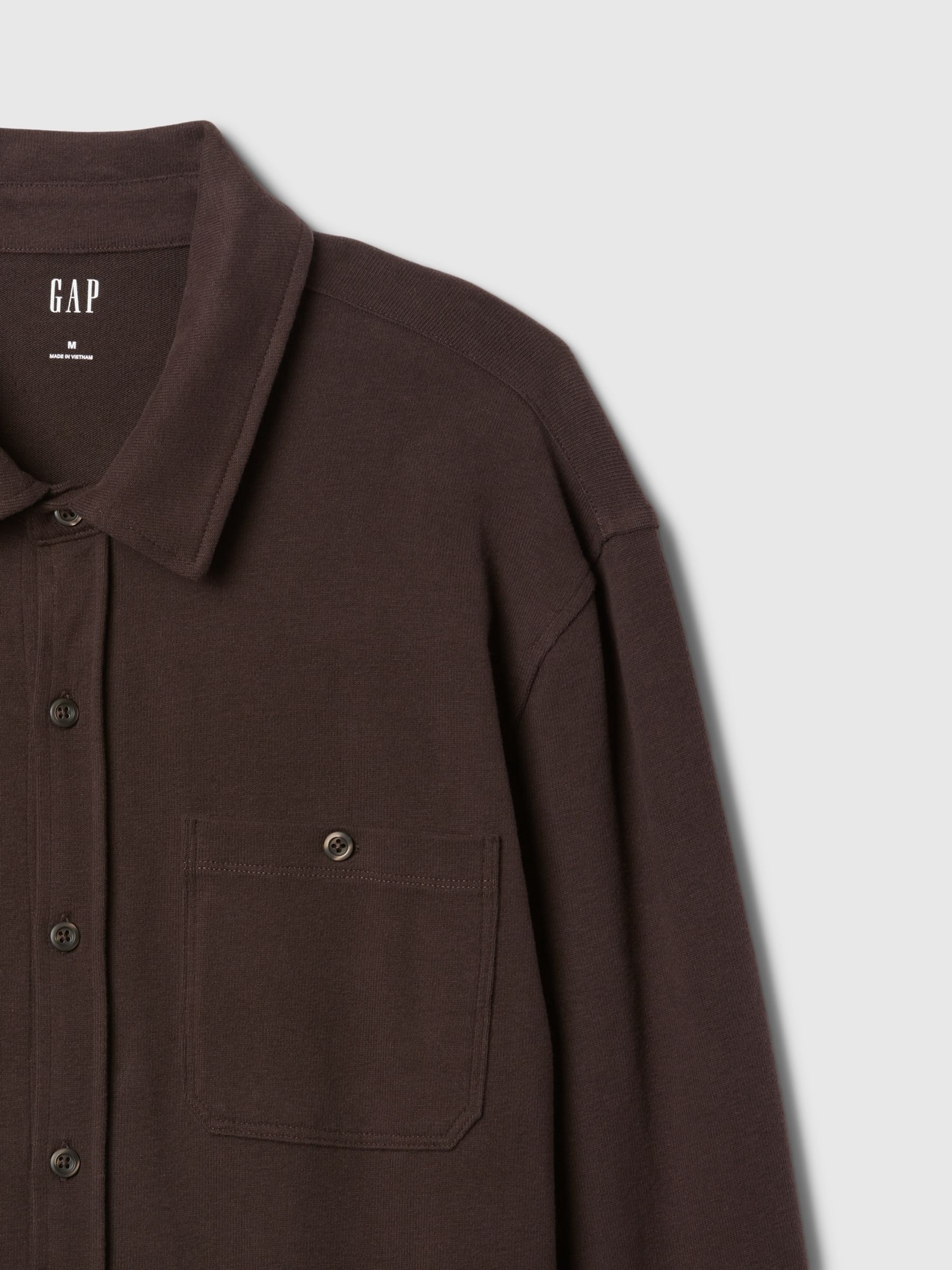 Brown Jersey Long Sleeve Shirt - Image 5 of 5
