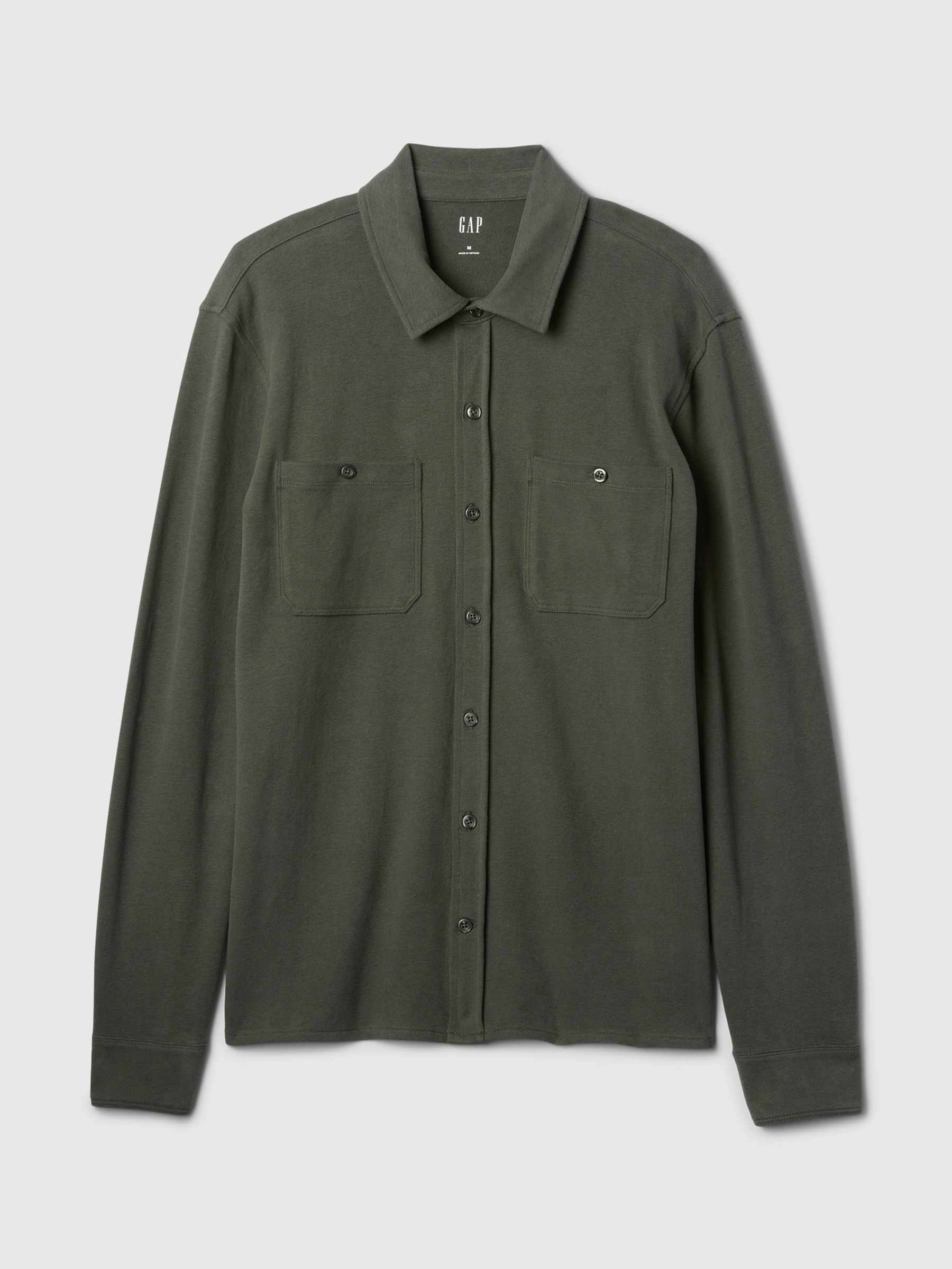 Green Jersey Long Sleeve Shirt - Image 5 of 6