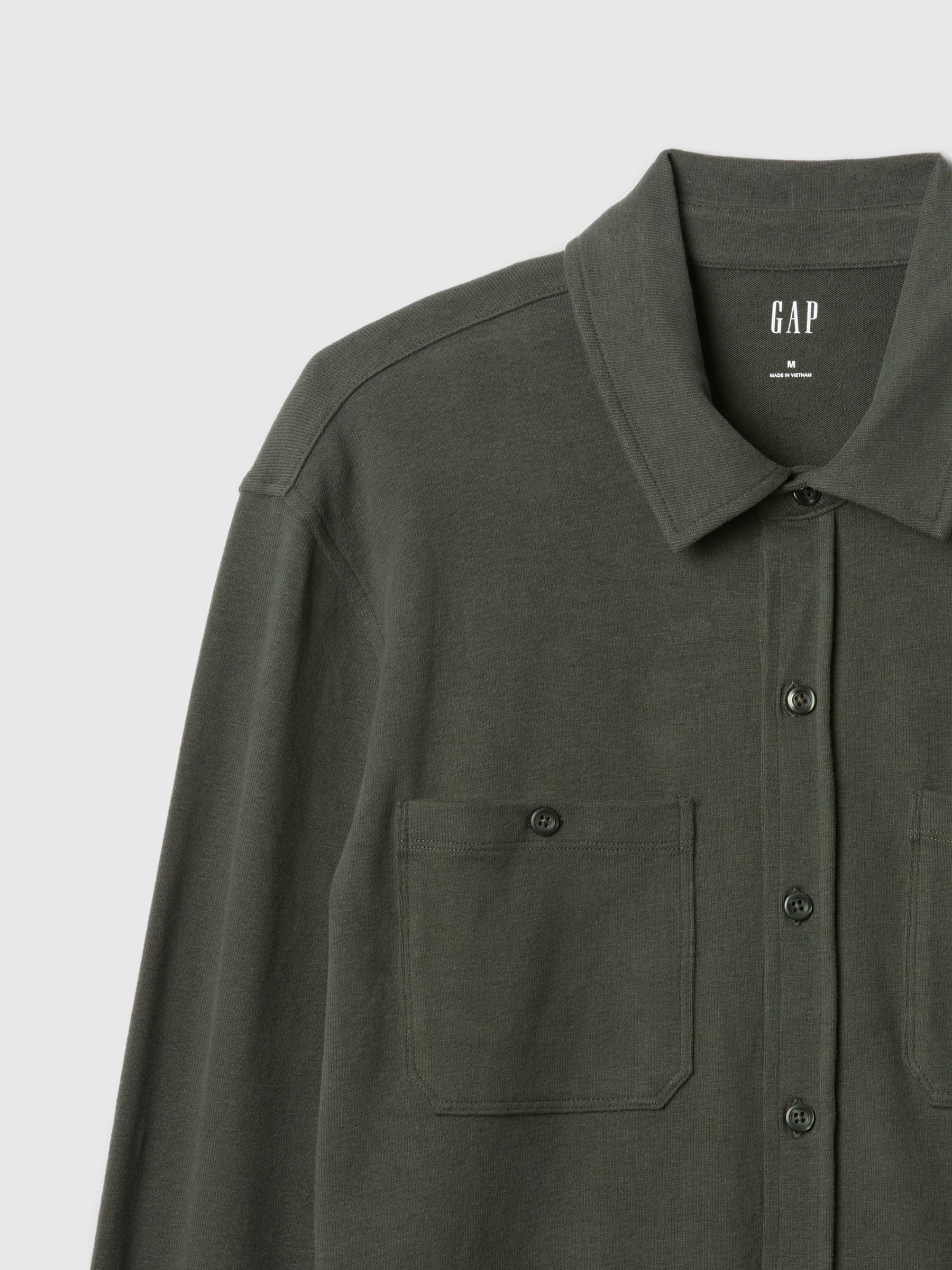 Green Jersey Long Sleeve Shirt - Image 6 of 6