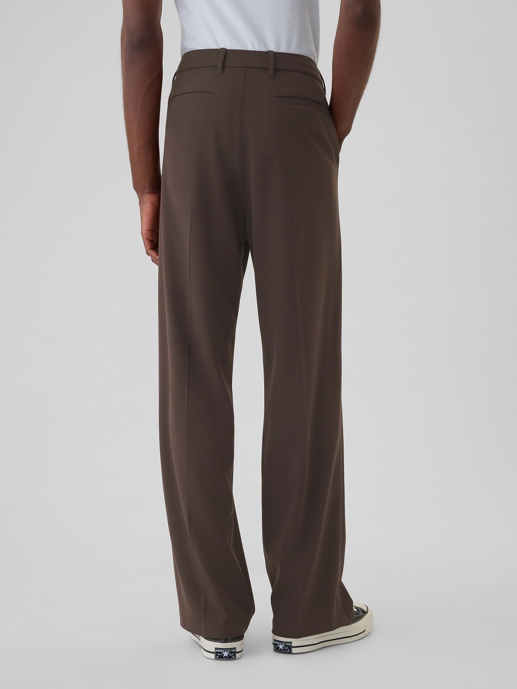 Brown 365 Pleated Trousers - Image 3 of 6