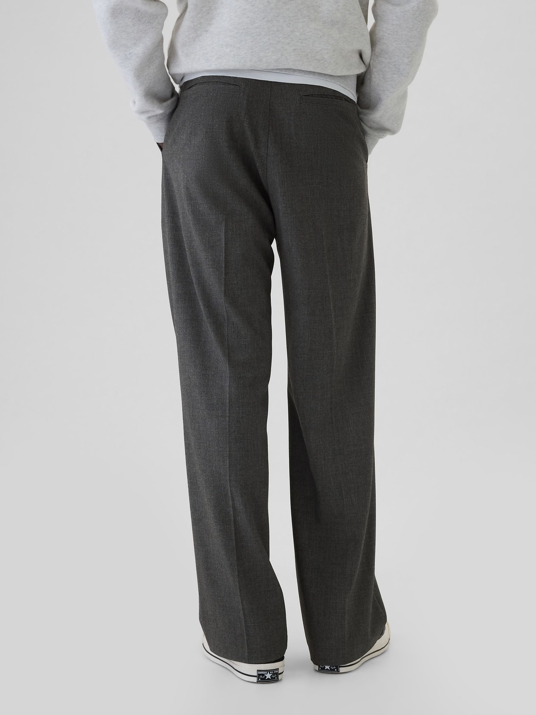 Grey 365 Pleated Trousers - Image 3 of 6