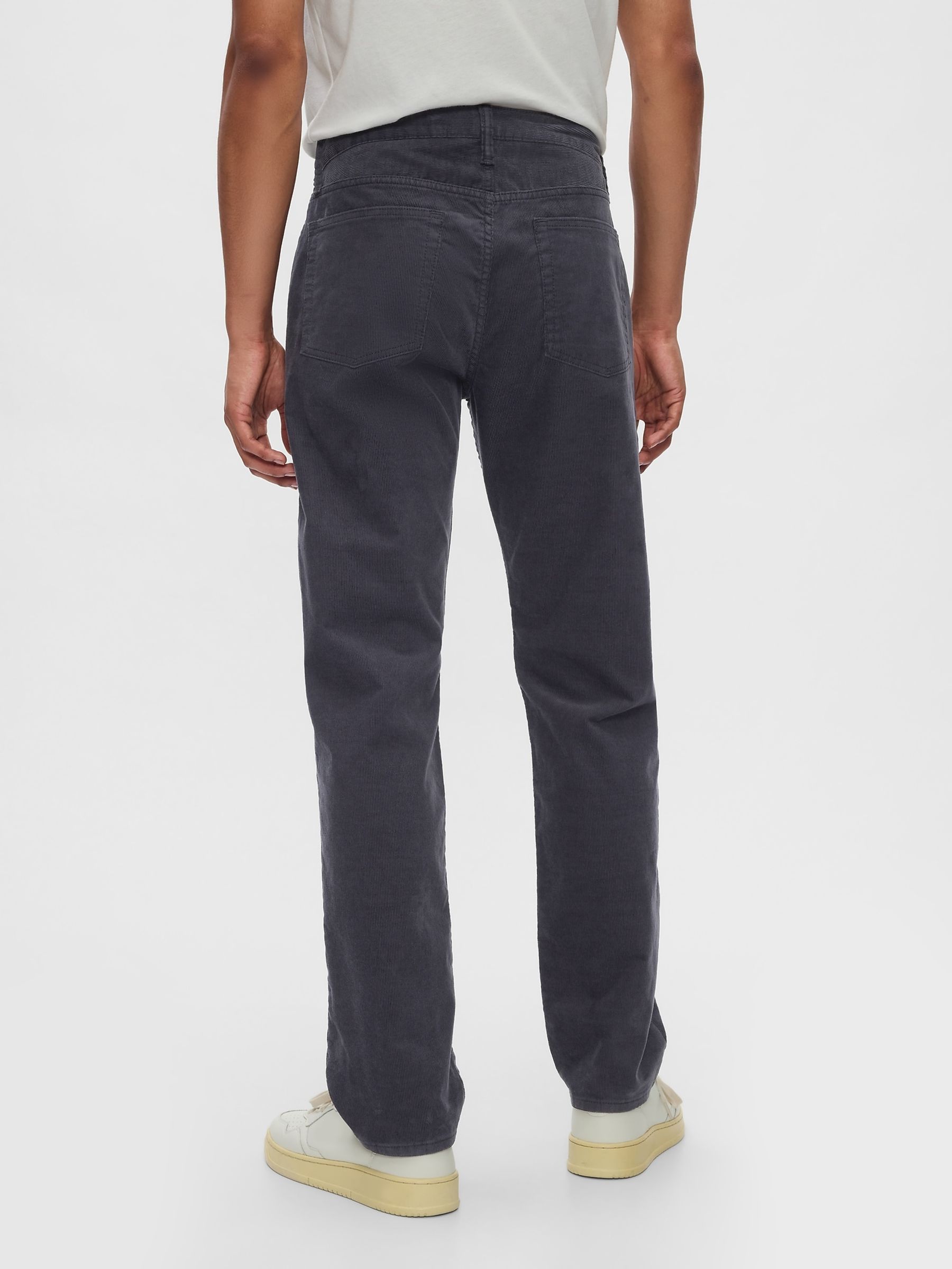Blue Straight Corduroy Jeans - Image 2 of 5