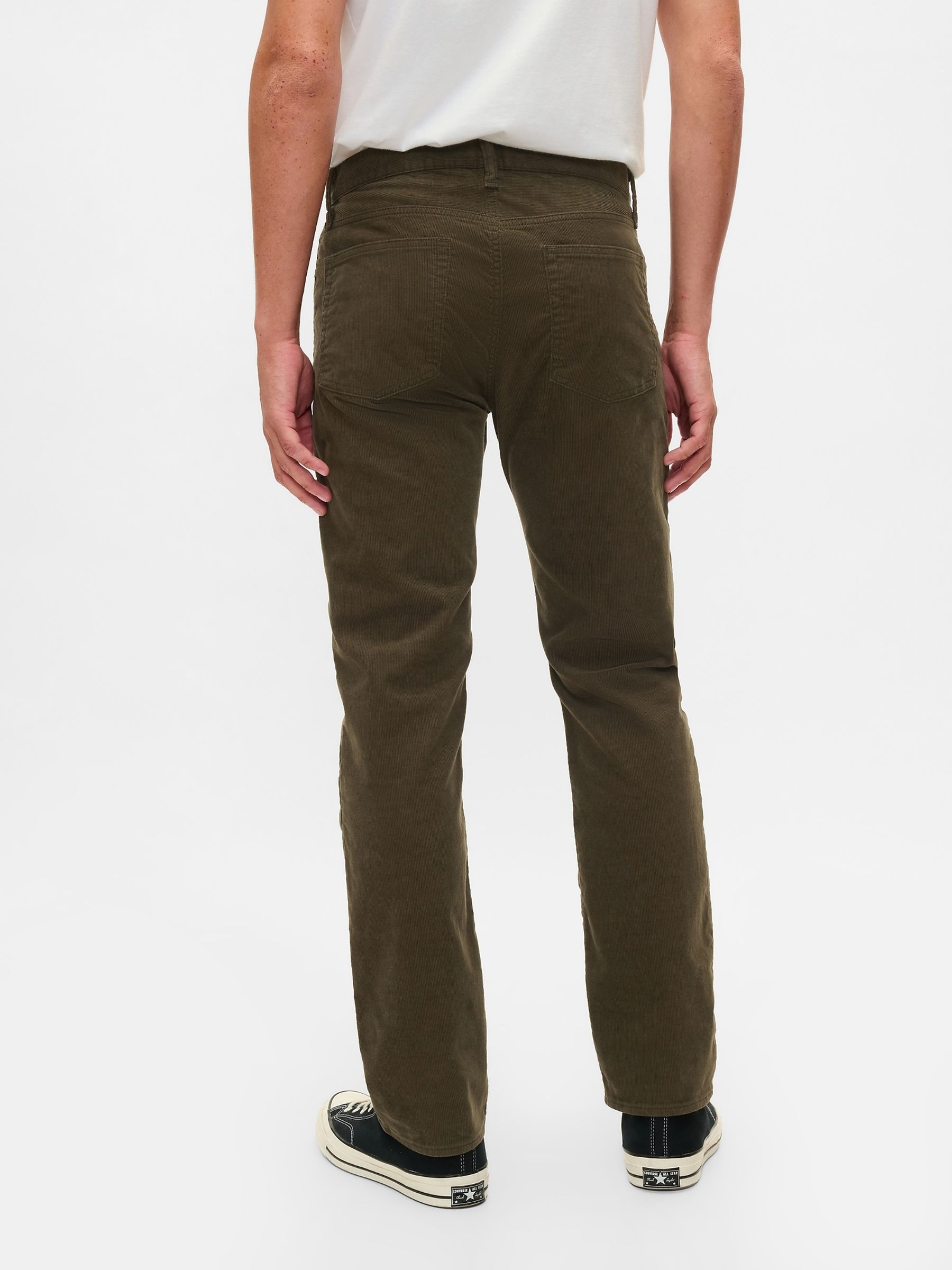 Green Straight Corduroy Jeans - Image 3 of 5