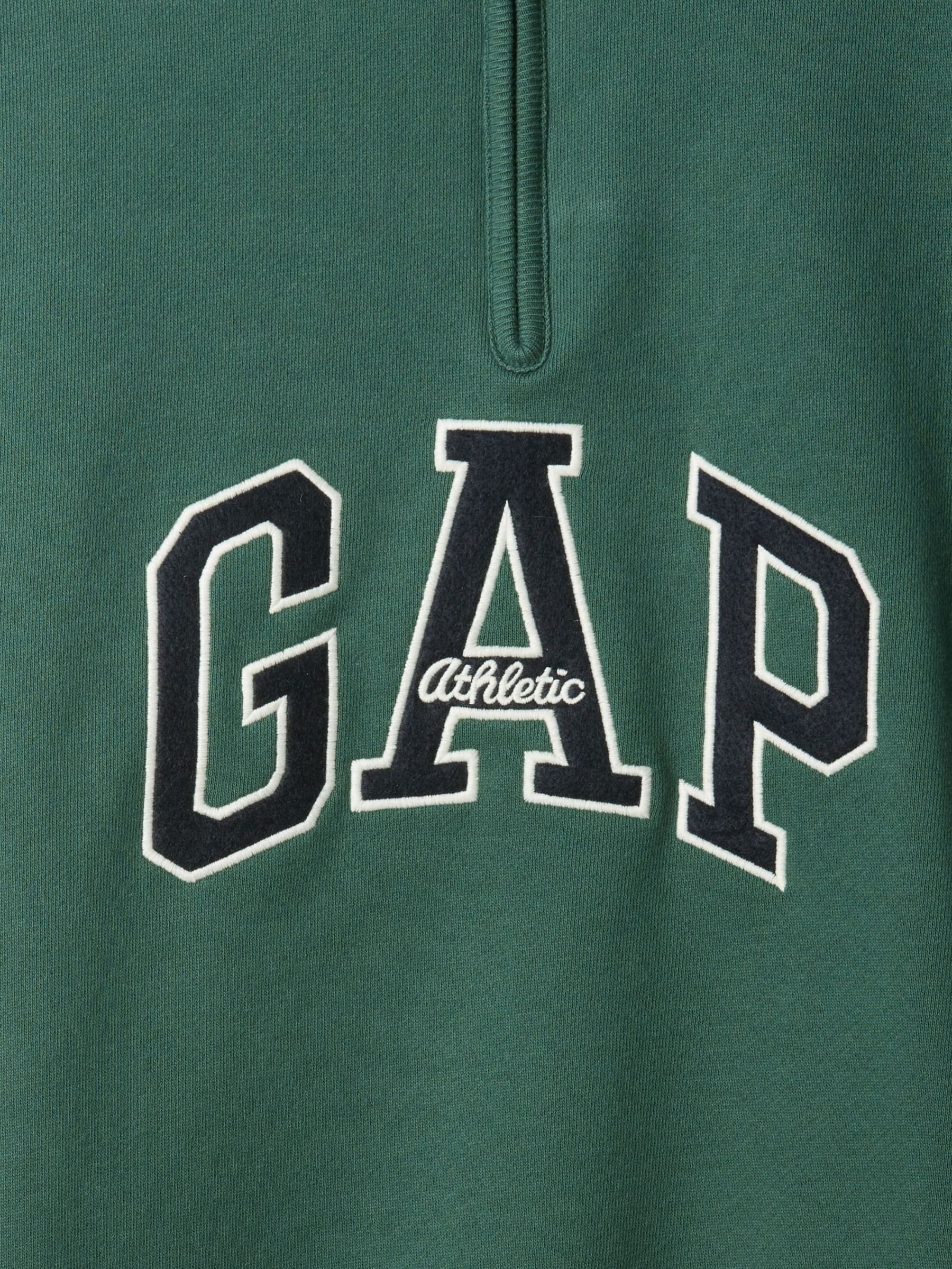 Green Heavyweight Arch Logo Pullover Jumper - Image 5 of 5
