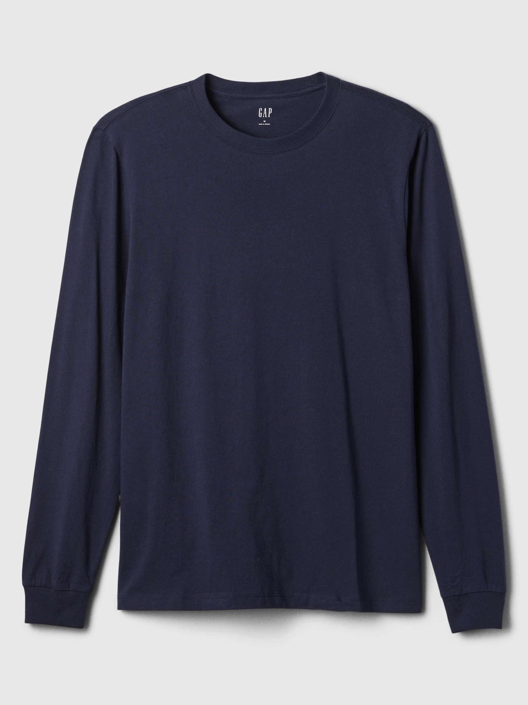 Navy Blue Everyday 100% Cotton Crew Neck T-Shirt - Image 4 of 4