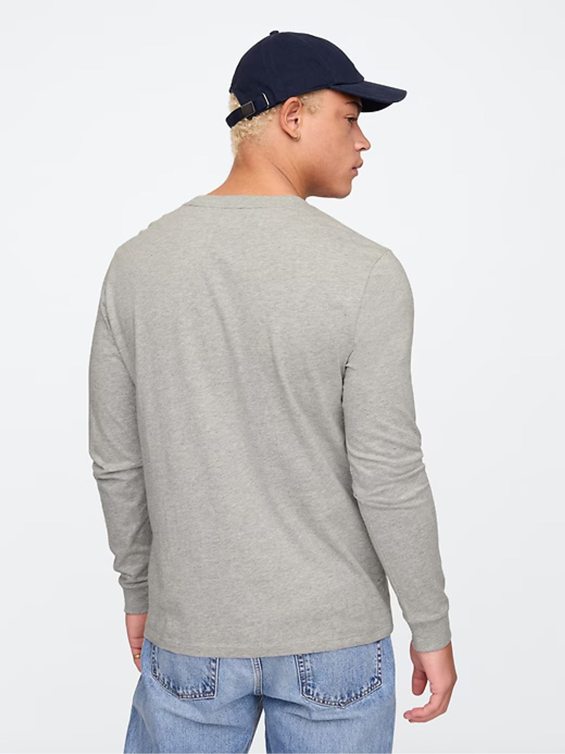 Grey Everyday 100% Cotton Crew Neck T-Shirt - Image 2 of 4