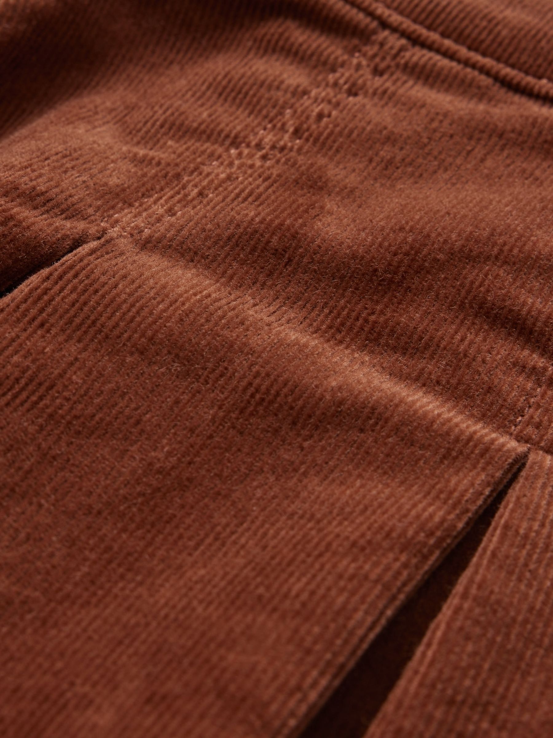 Brown Corduroy Pleated Skirt (4-13yrs) - Image 4 of 4
