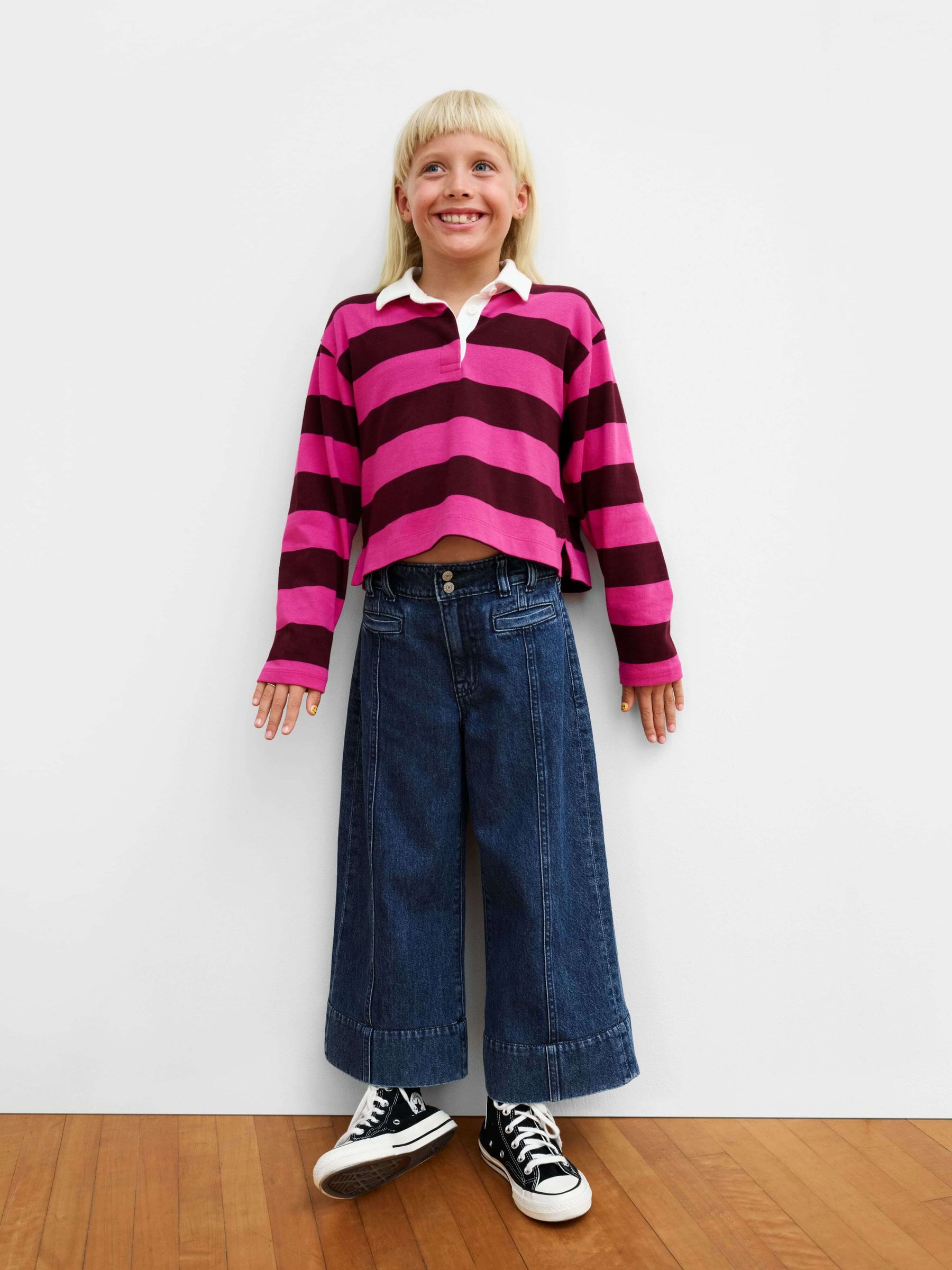 Pink Rugby T-Shirt (4-13yrs) - Image 3 of 4