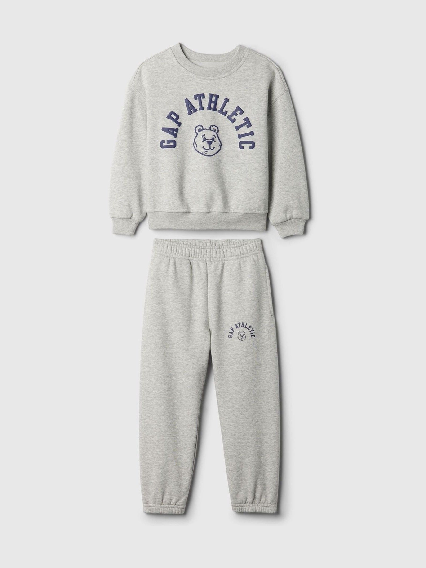 Grey Vintage Athletic Logo Sweatshirt & Jogger Set (6mths-5yrs) - Image 1 of 3