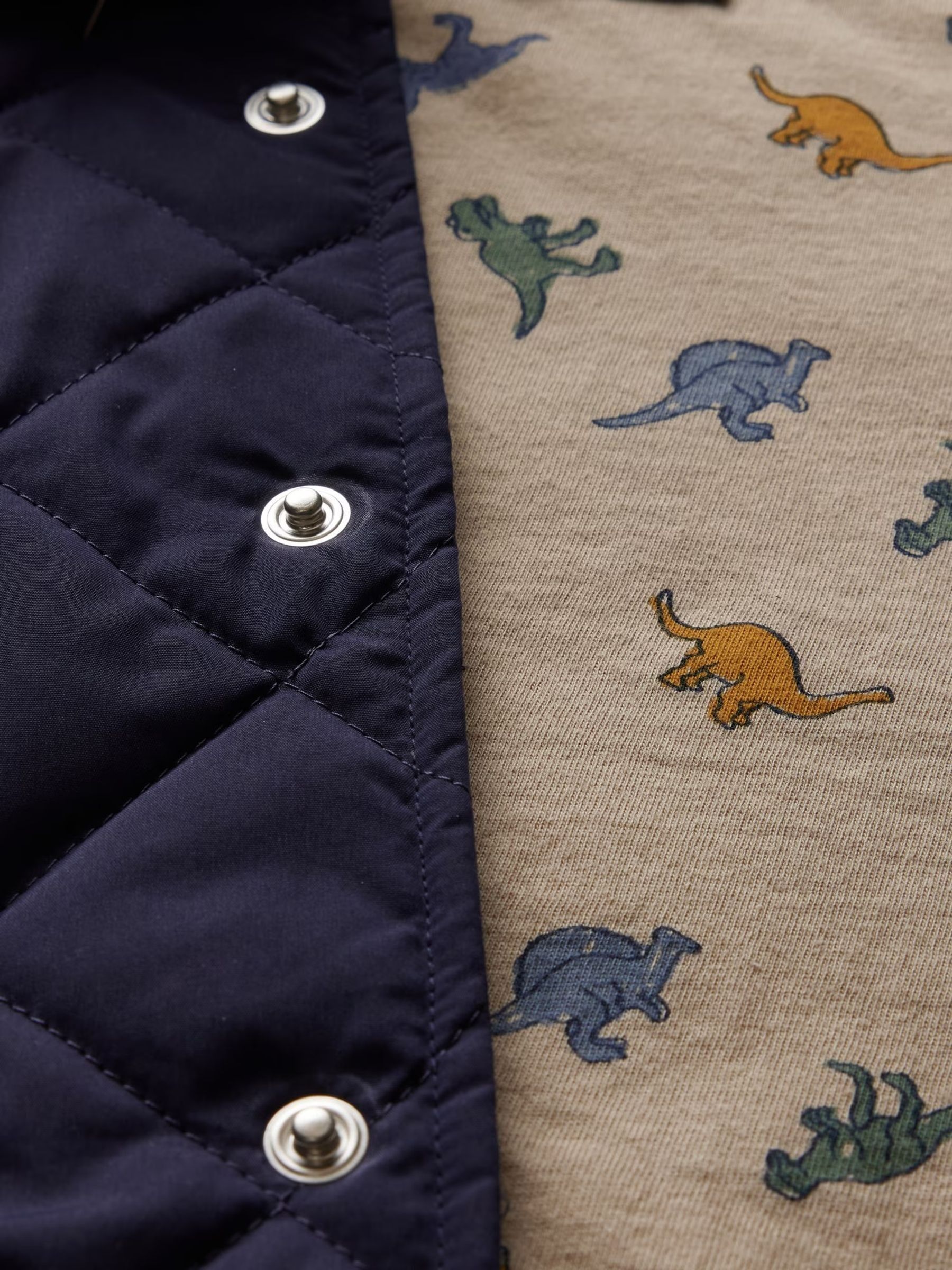 Blue Brannan Bear Quilted Field Jacket (6mths-5yrs) - Image 3 of 3