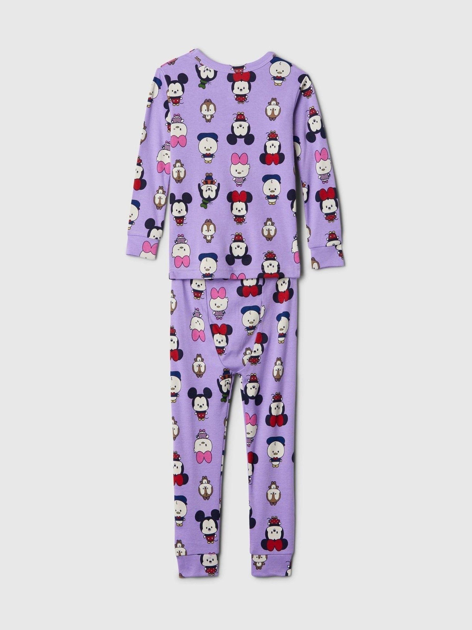 Purple Disney Mickey Mouse & Friends Cotton Long Sleeve Pyjamas (12mths-5yrs) - Image 2 of 2
