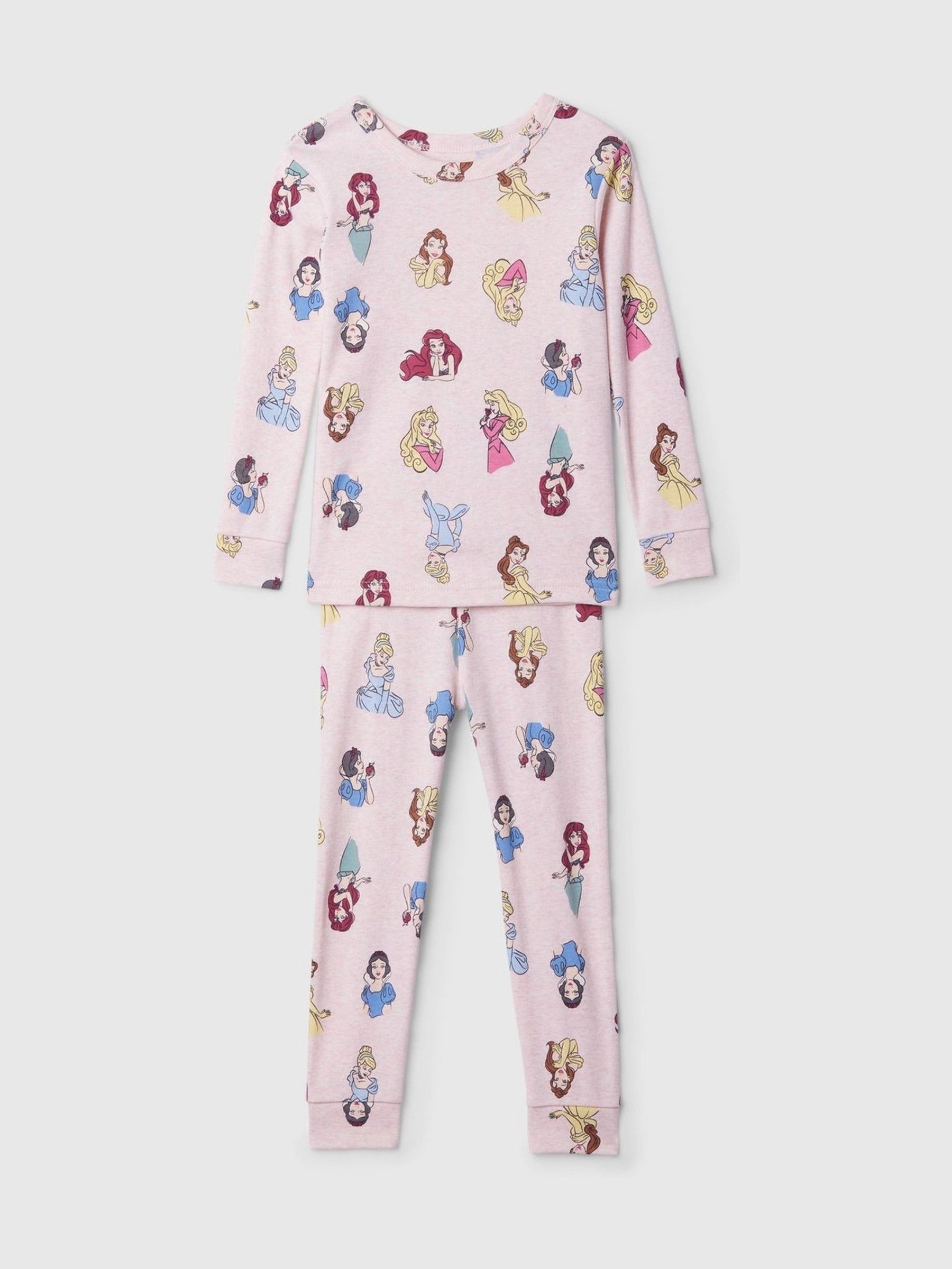 Light Pink Disney Princess Cotton Long Sleeve Pyjamas (6mths-5yrs) - Image 1 of 3