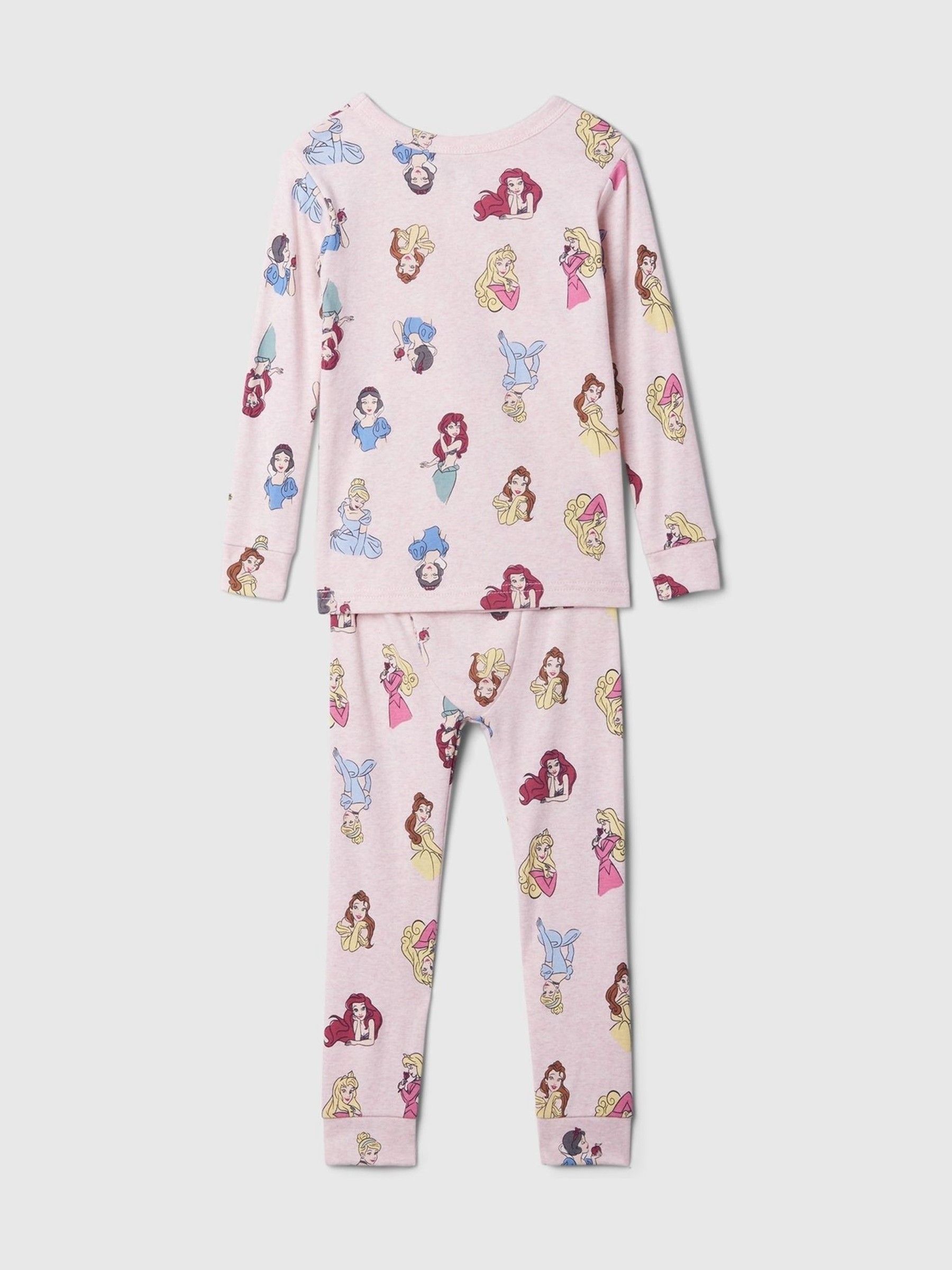 Light Pink Disney Princess Cotton Long Sleeve Pyjamas (6mths-5yrs) - Image 2 of 3
