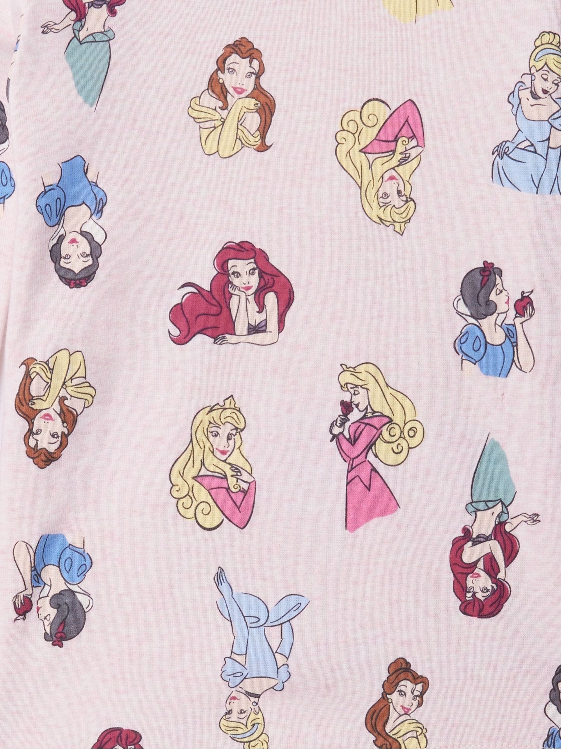 Light Pink Disney Princess Cotton Long Sleeve Pyjamas (6mths-5yrs) - Image 3 of 3
