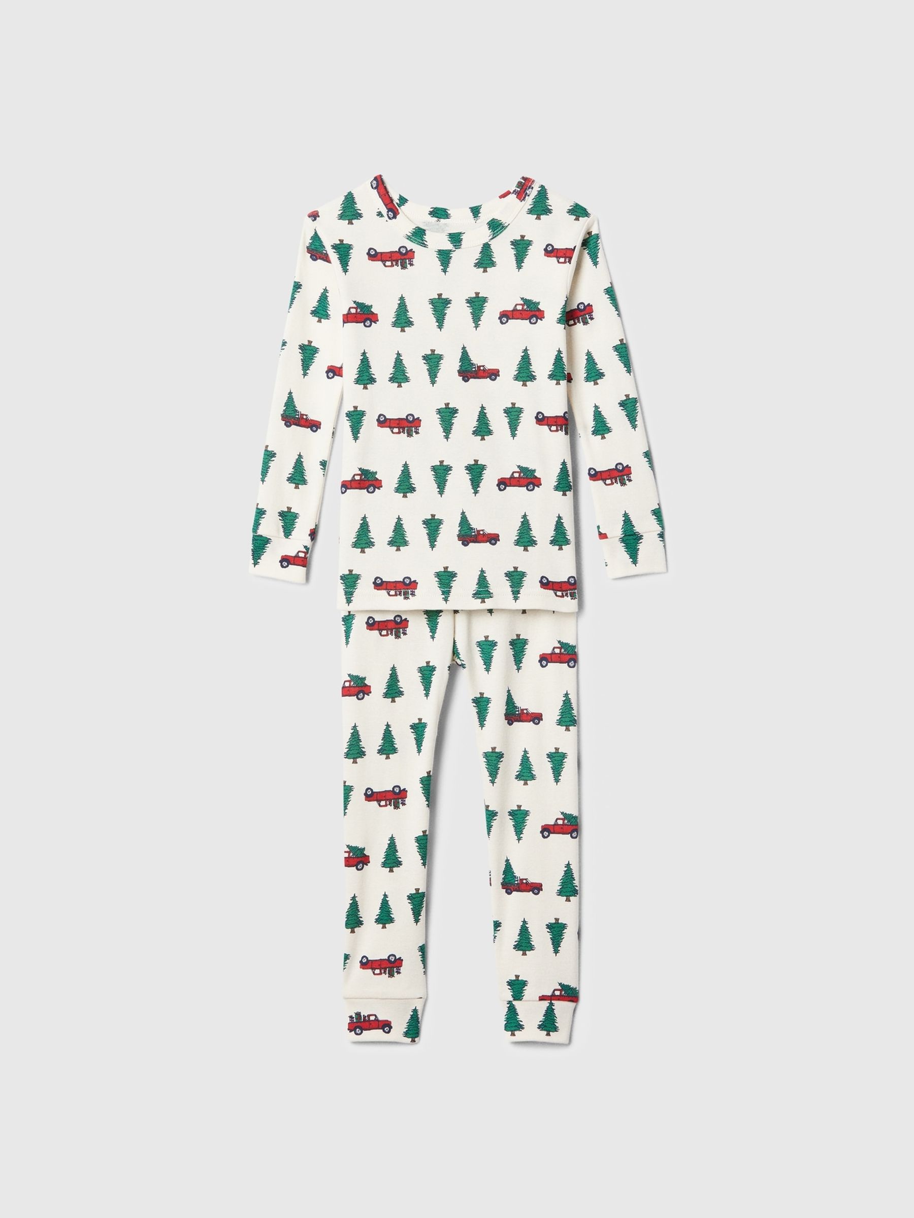 White Christmas Print Pyjamas (6mths-5yrs) - Image 1 of 3