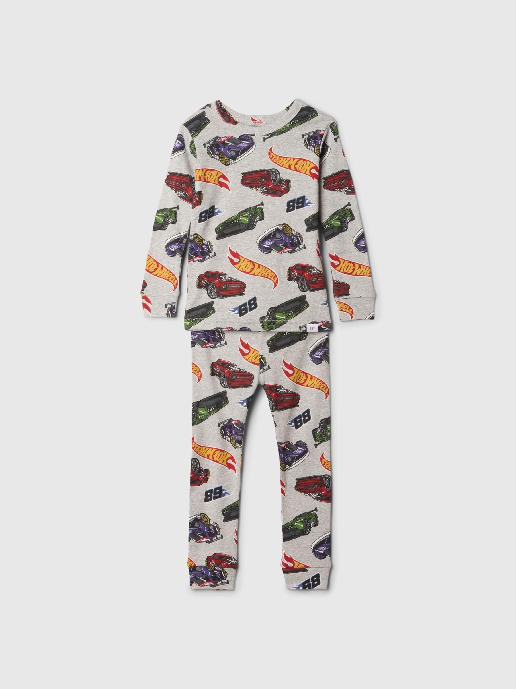 Grey Hot Wheels Cotton Long Sleeve Pyjama Set (6mths-5yrs) - Image 1 of 2