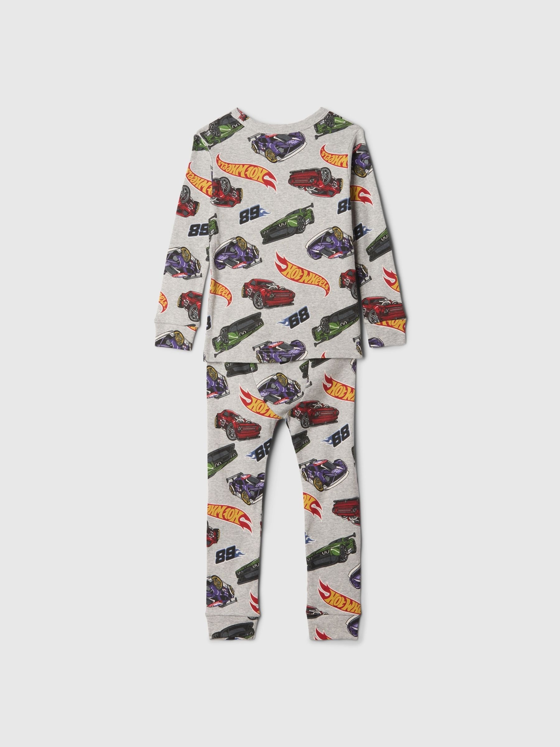 Grey Hot Wheels Cotton Long Sleeve Pyjama Set (6mths-5yrs) - Image 2 of 2