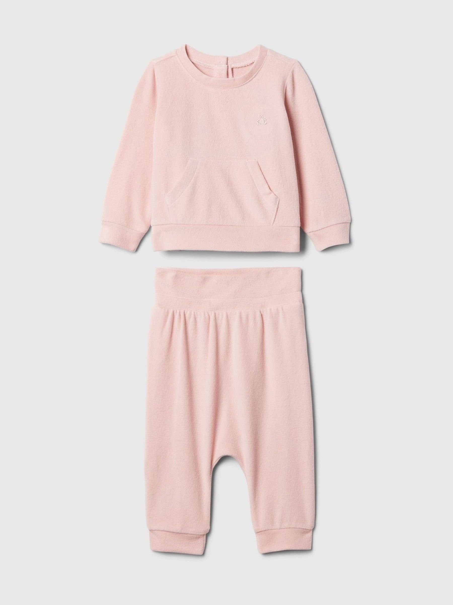 Pink Brannan Bear Soft Touch Jumper & Jogger Set (Newborn-24mths) - Image 1 of 3