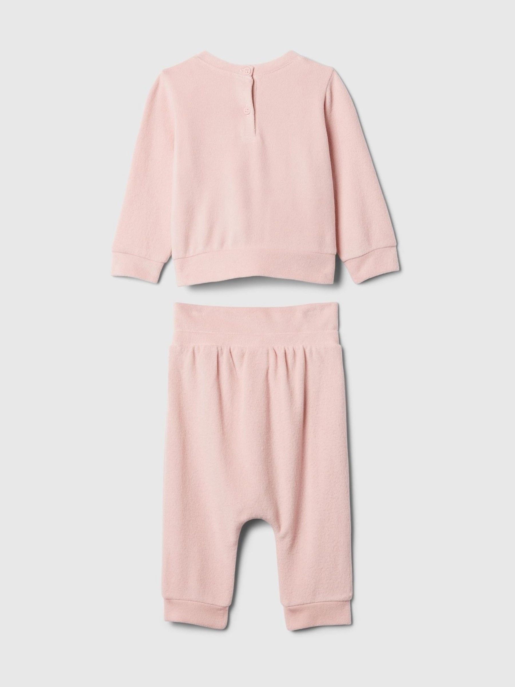 Pink Brannan Bear Soft Touch Jumper & Jogger Set (Newborn-24mths) - Image 2 of 3