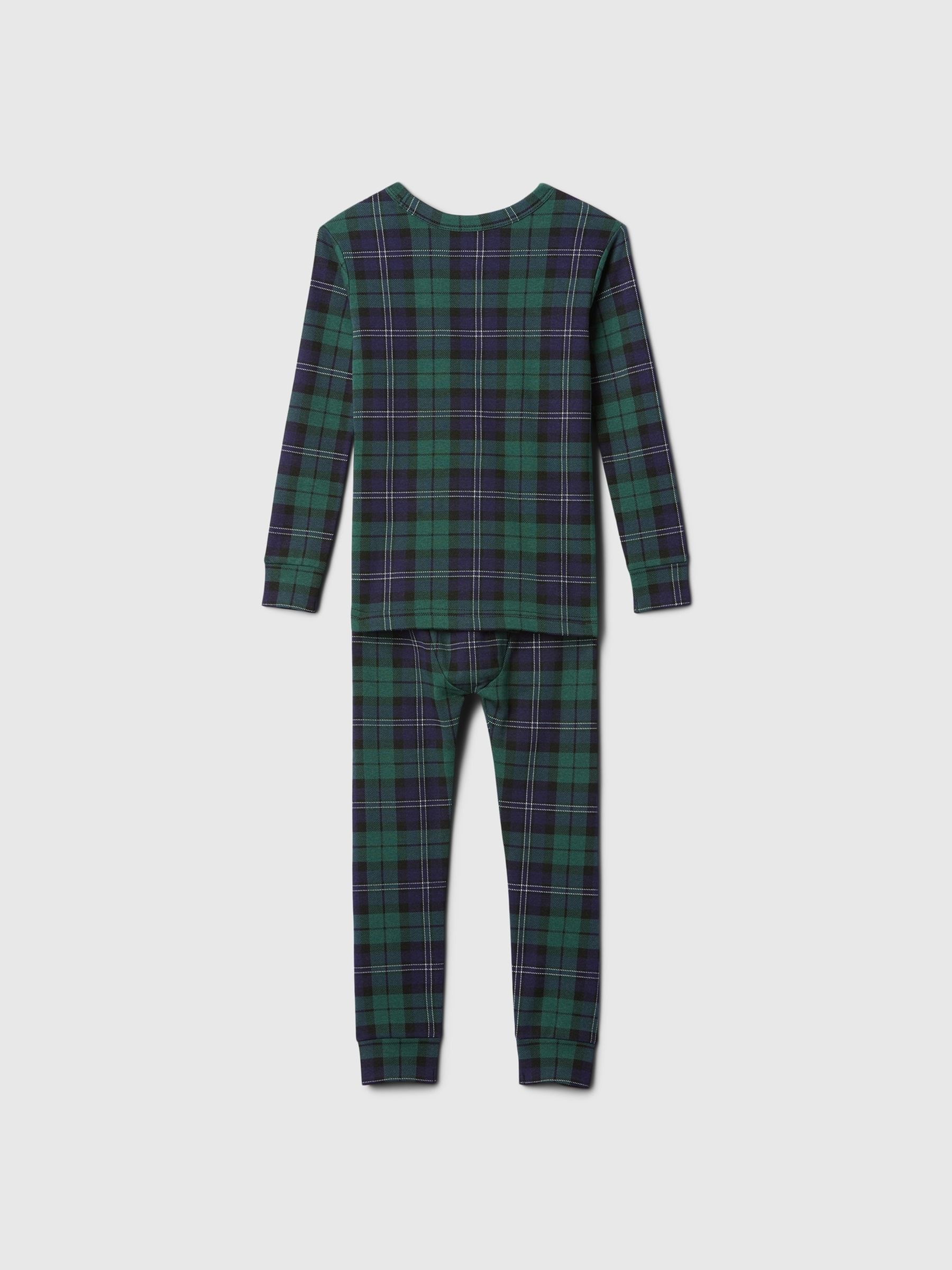 Green Matching Family Christmas Kids Cotton Pyjamas (6mths-5yrs) - Image 3 of 4