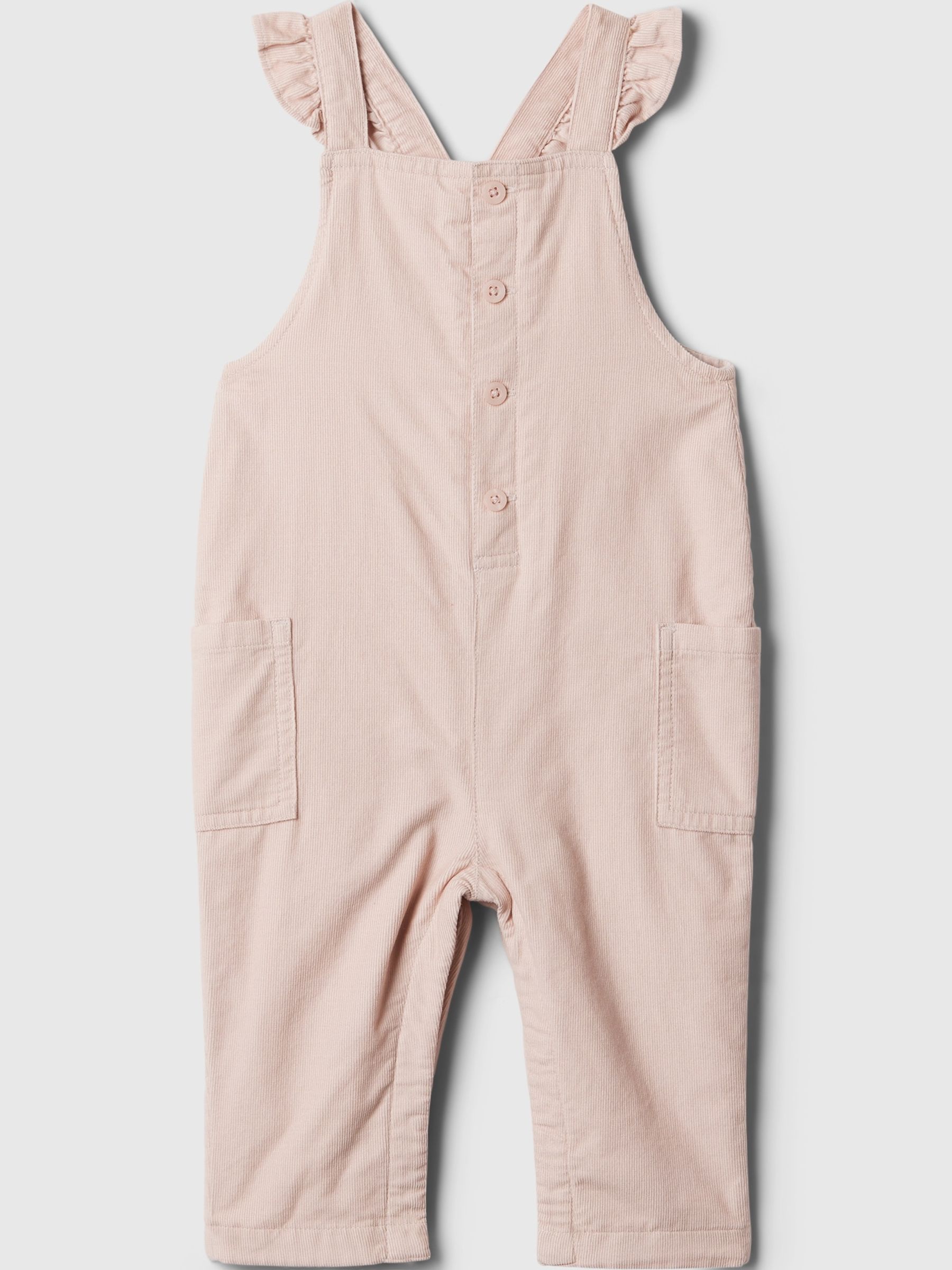 Pink Corduroy Dungarees (Newborn-24mths) - Image 1 of 3