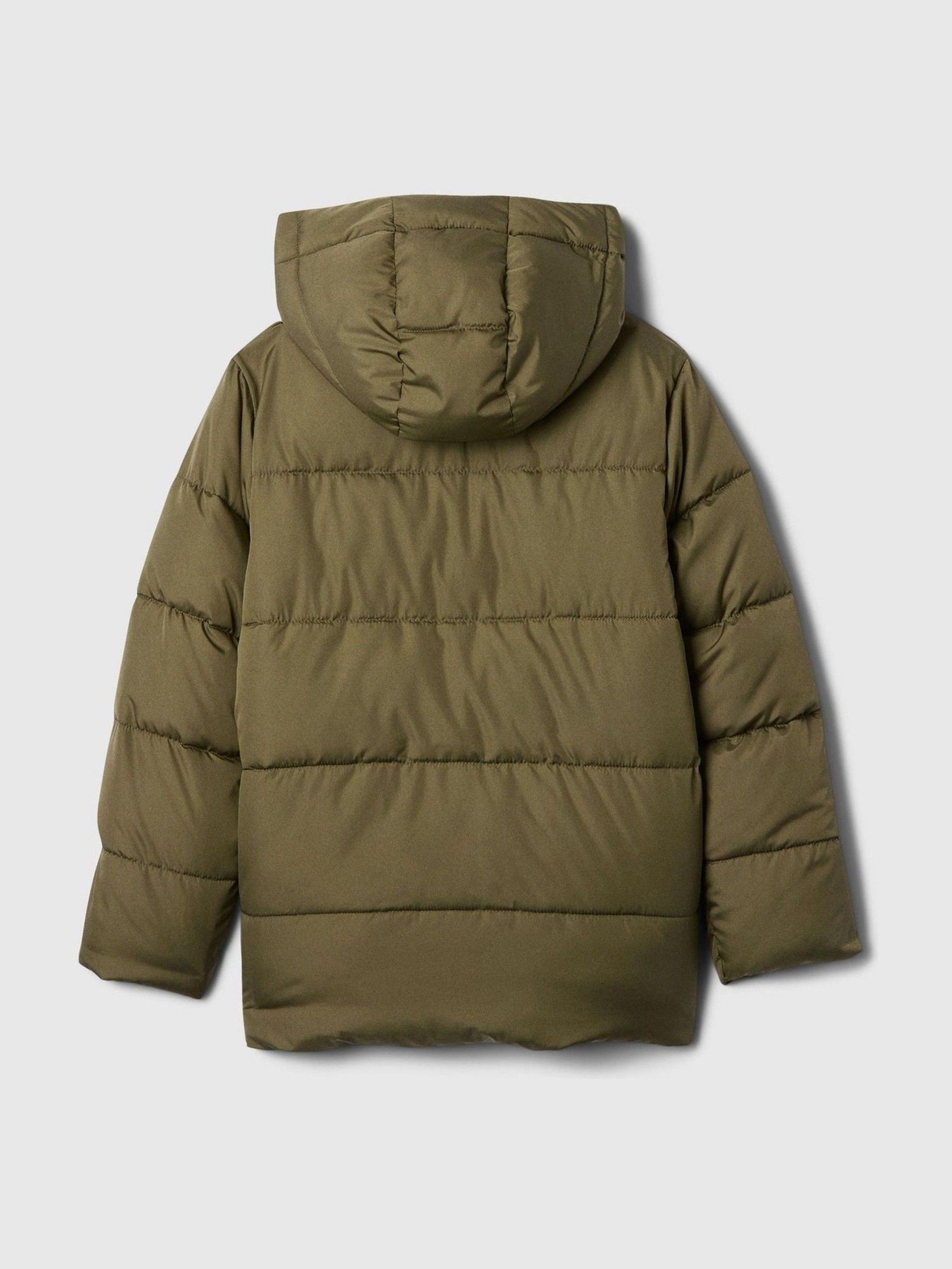 Green Puffer Coat (4-13yrs) - Image 2 of 3