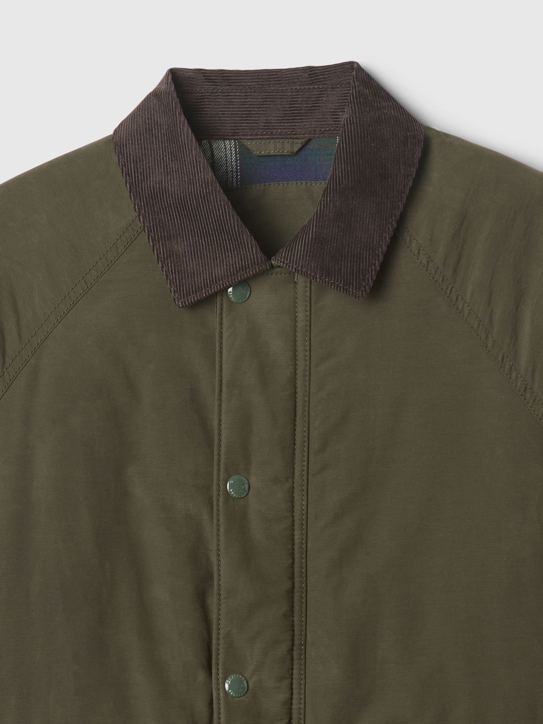 Olive Green Waxed Canvas Field Jacket (4-13yrs) - Image 5 of 5