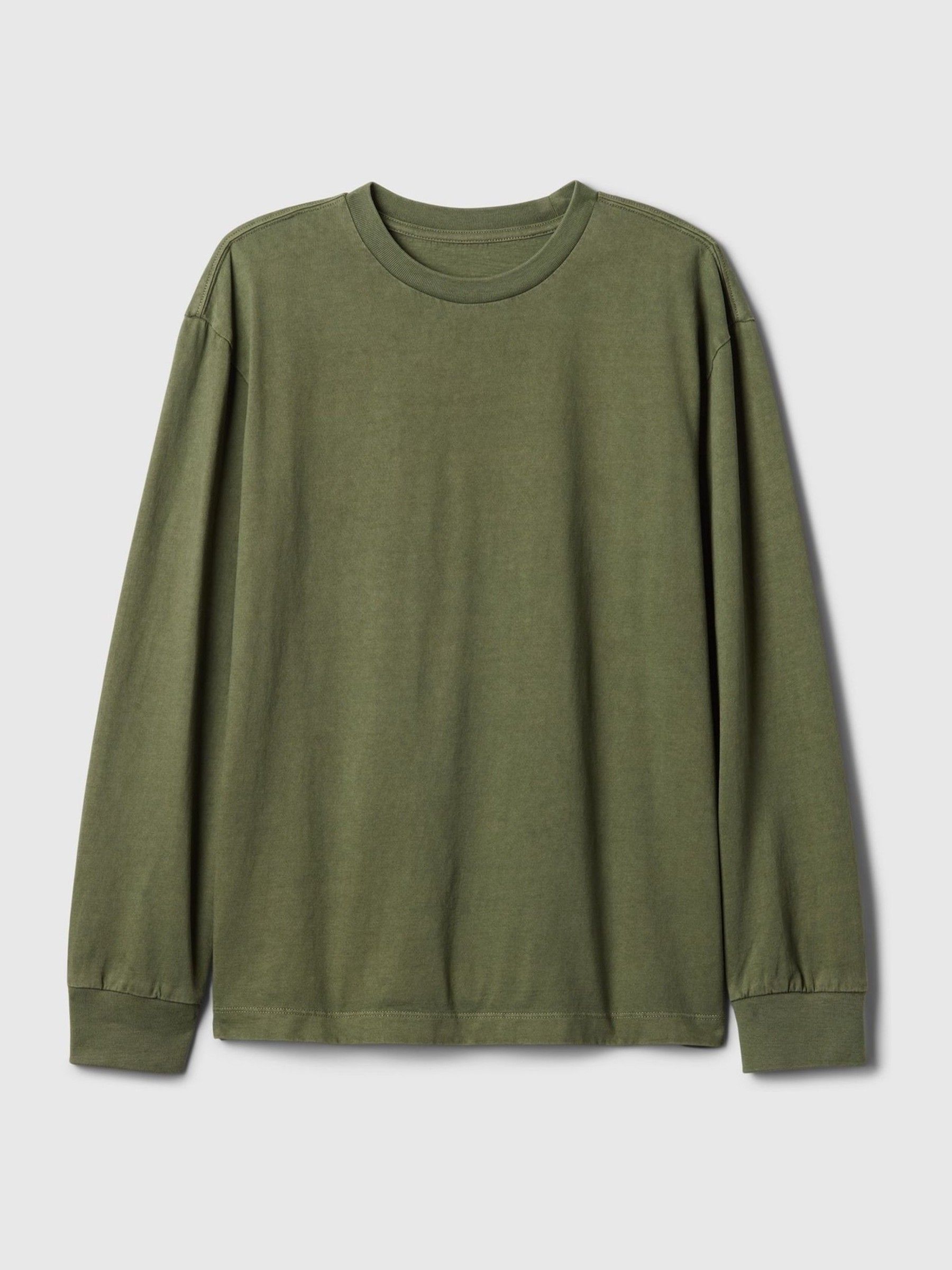 Green Long Sleeve Vintage T-Shirt (4-13yrs) - Image 1 of 2