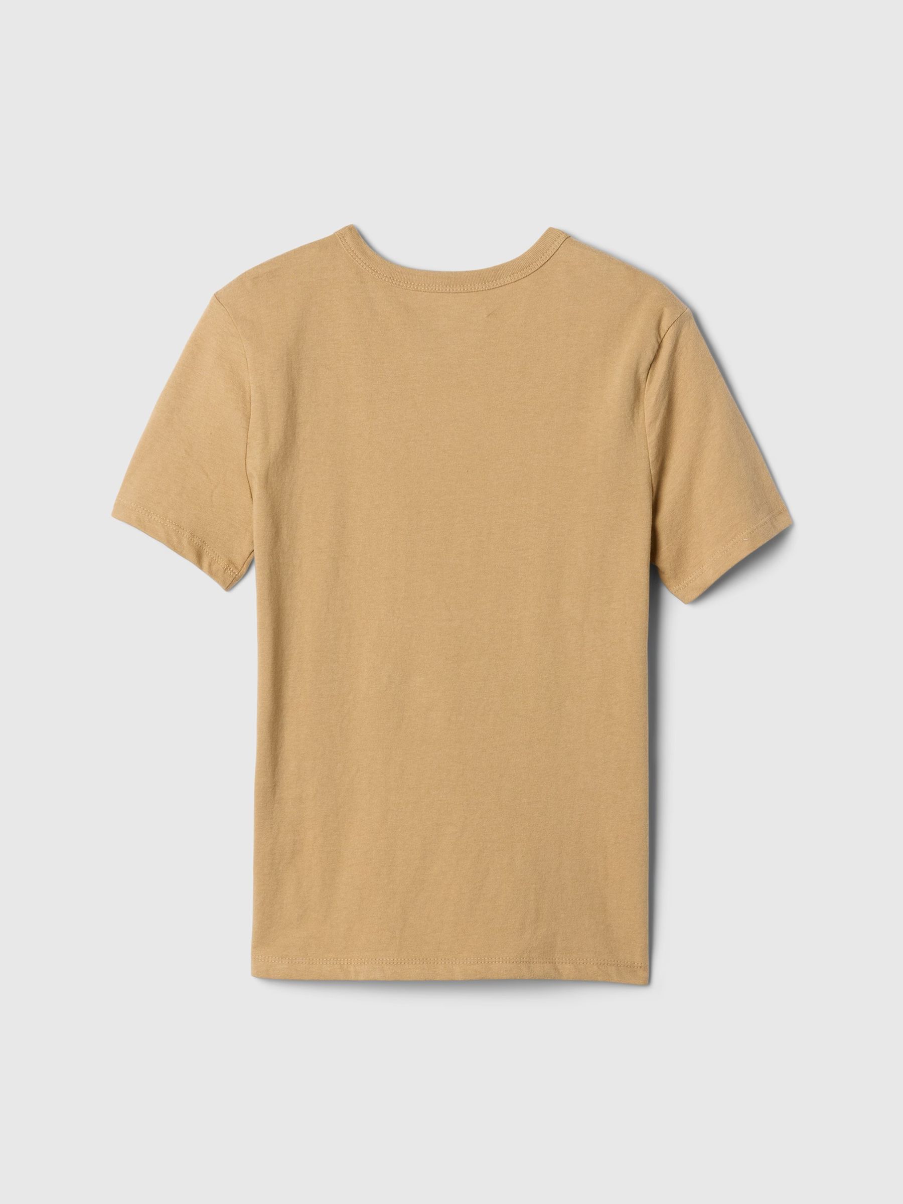 Beige Long Sleeve Graphic T-Shirt (4-13yrs) - Image 2 of 3