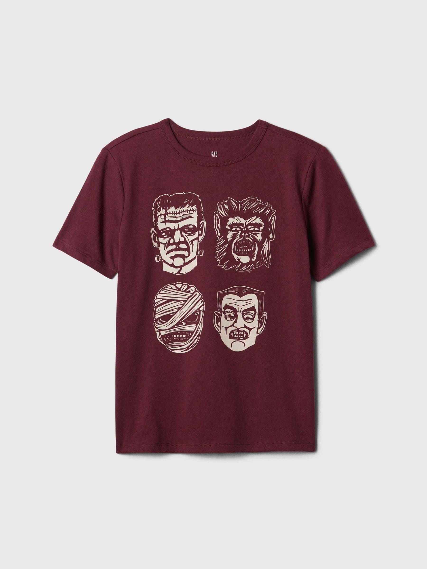 Burgundy Red Long Sleeve Graphic T-Shirt (4-13yrs) - Image 1 of 3 Burgundy Red Long Sleeve Graphic T-Shirt (4-13yrs) - Image 1 of 3