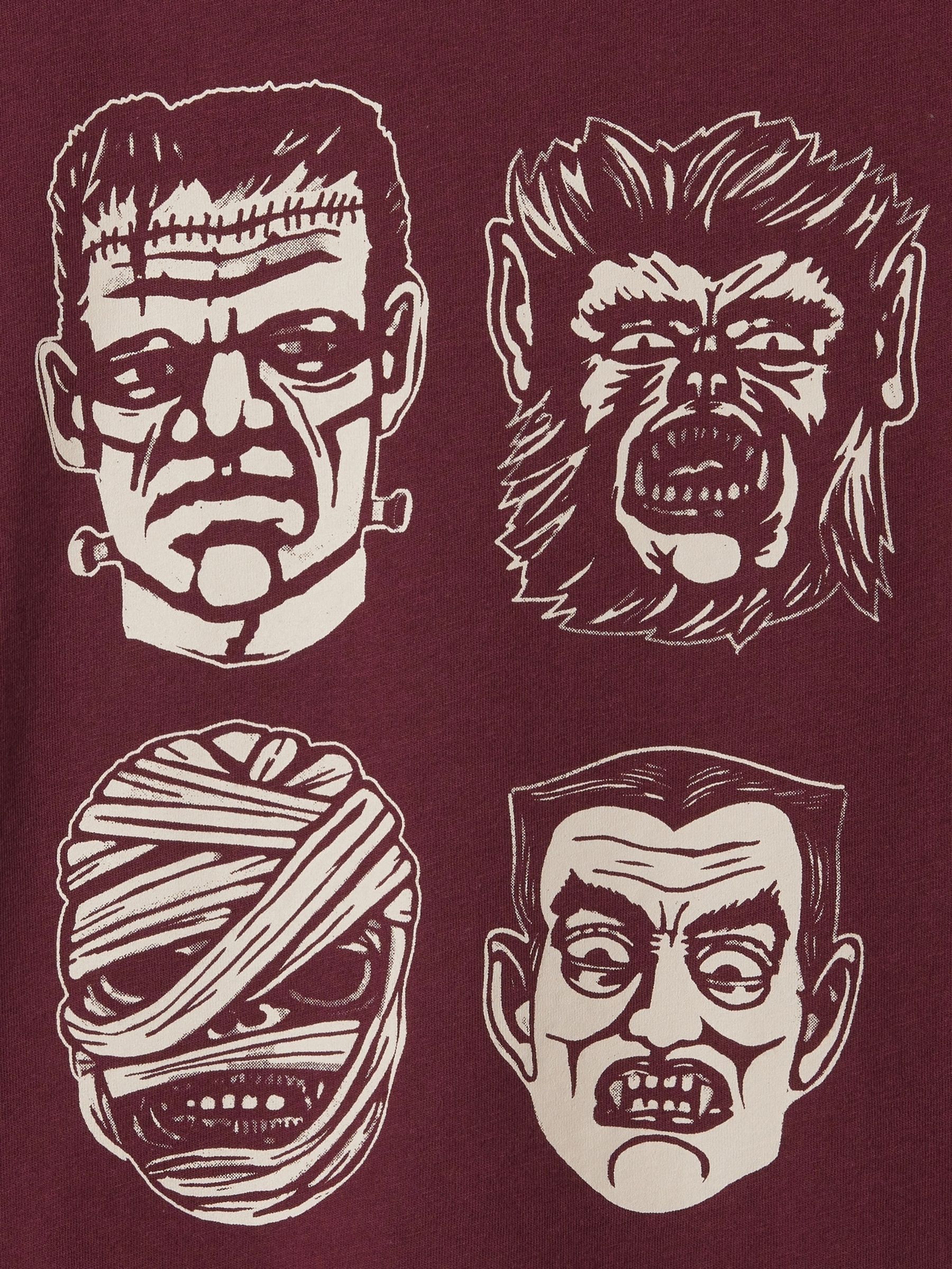 Burgundy Red Long Sleeve Graphic T-Shirt (4-13yrs) - Image 3 of 3 Burgundy Red Long Sleeve Graphic T-Shirt (4-13yrs) - Image 3 of 3